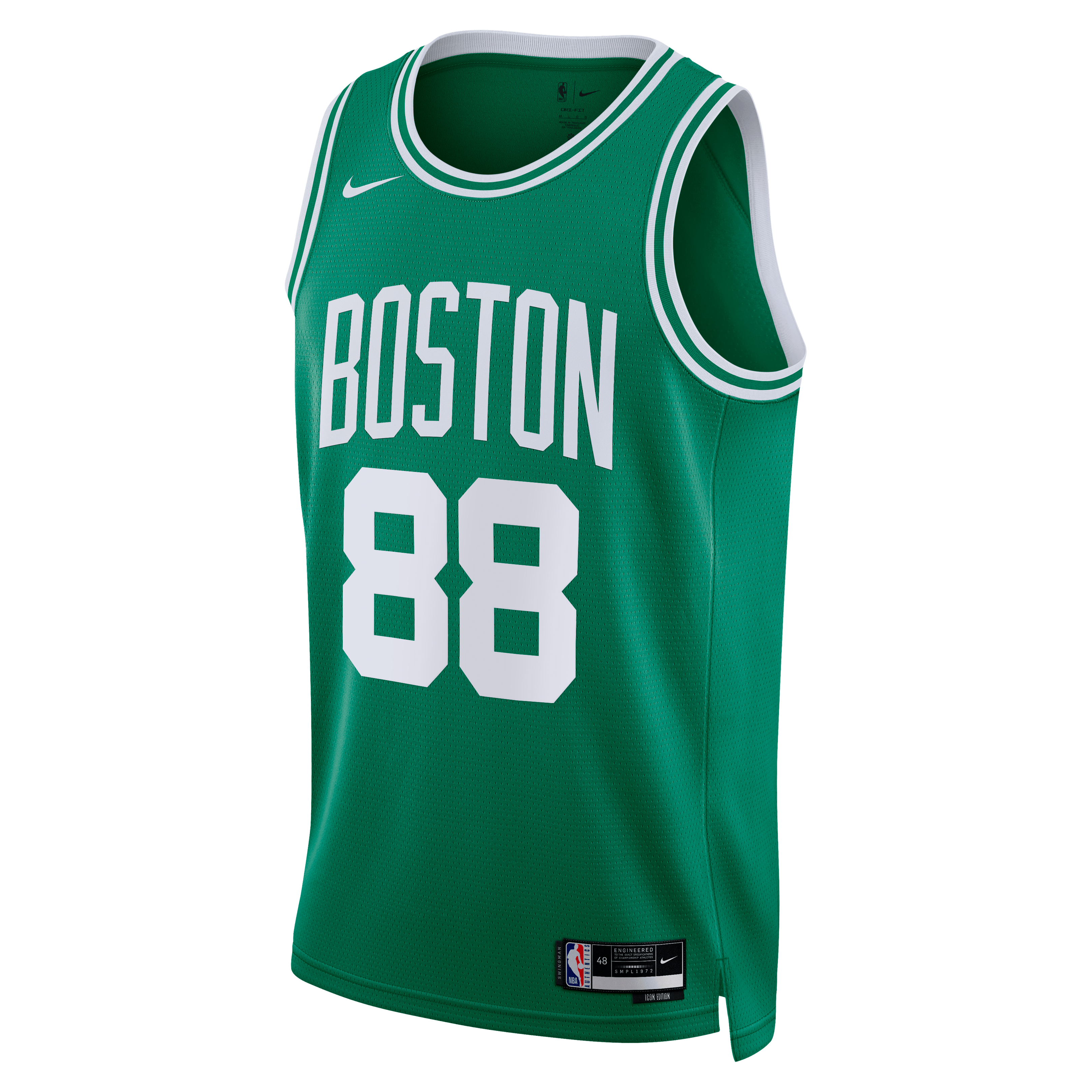 Boston Celtics Nike Icon Edition Swingman Jersey - Kelly Green - Neemias Queta - Unisex