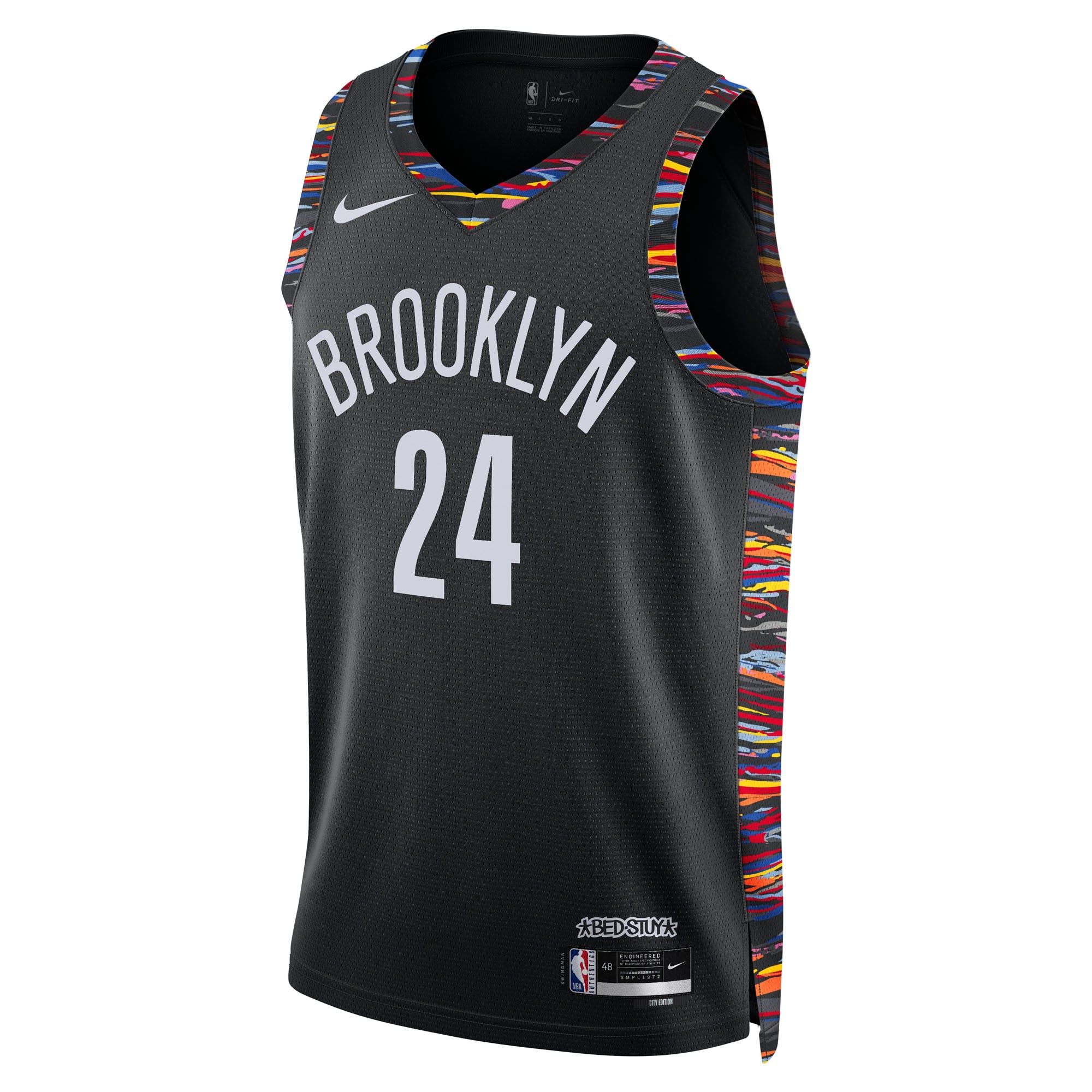 Brooklyn Nets Nike 2025/26 City Edition Swingman Jersey - Black - Cam Thomas - Unisex
