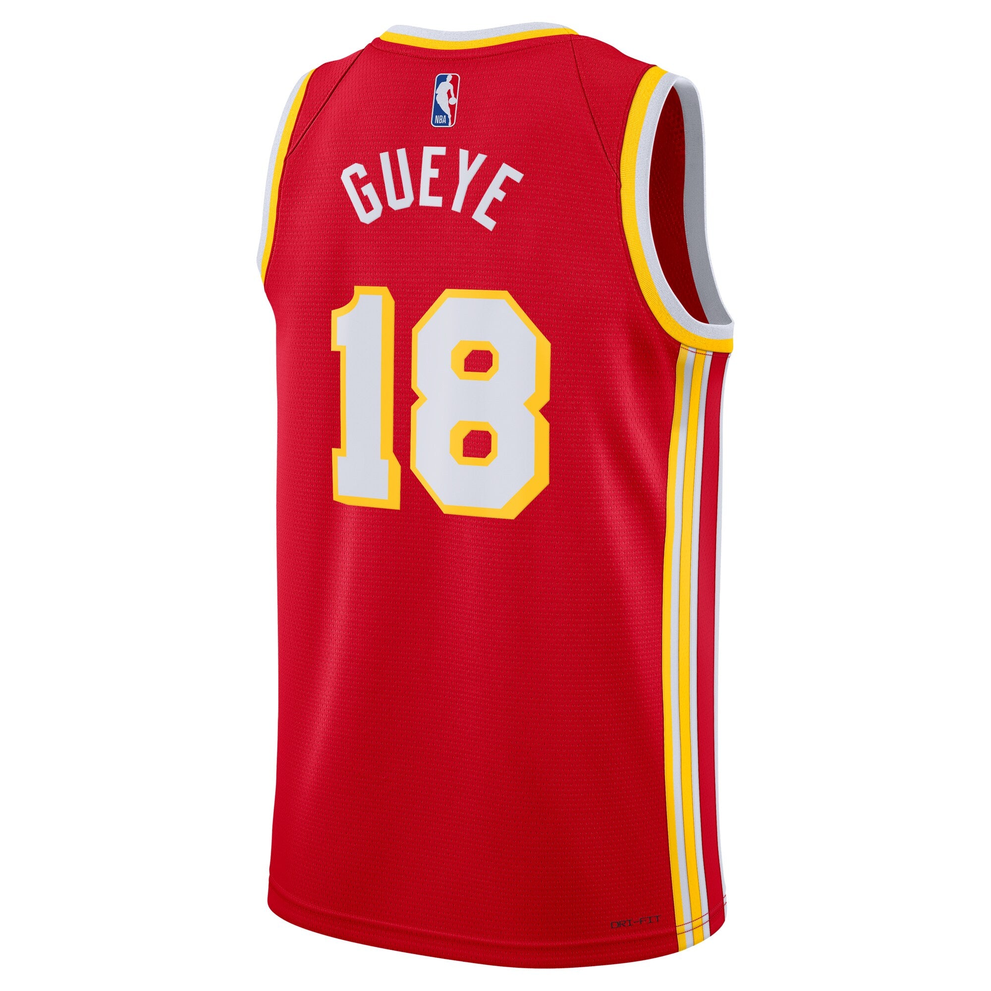 Atlanta Hawks Nike Icon Edition Swingman Jersey - Red - Mouhamed Gueye - Unisex