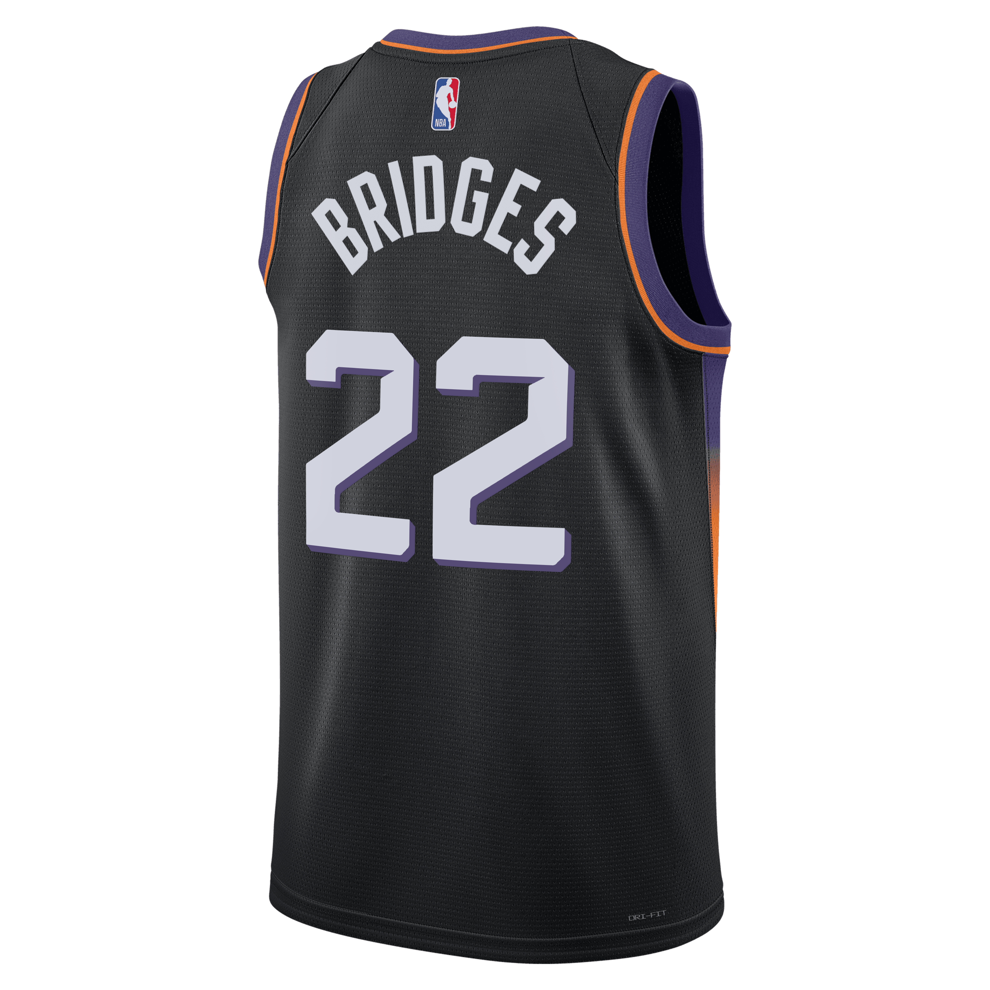 Phoenix Suns Jordan Brand Statement Edition Jersey - Black - Miles Bridges - Unisex