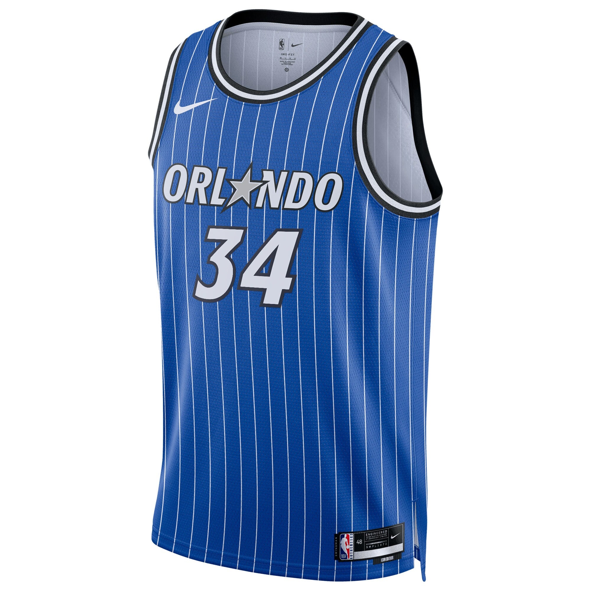 Orlando Magic Nike Replica Icon Edition Swingman Jersey - Blue - Wendell Carter Jr. - Unisex