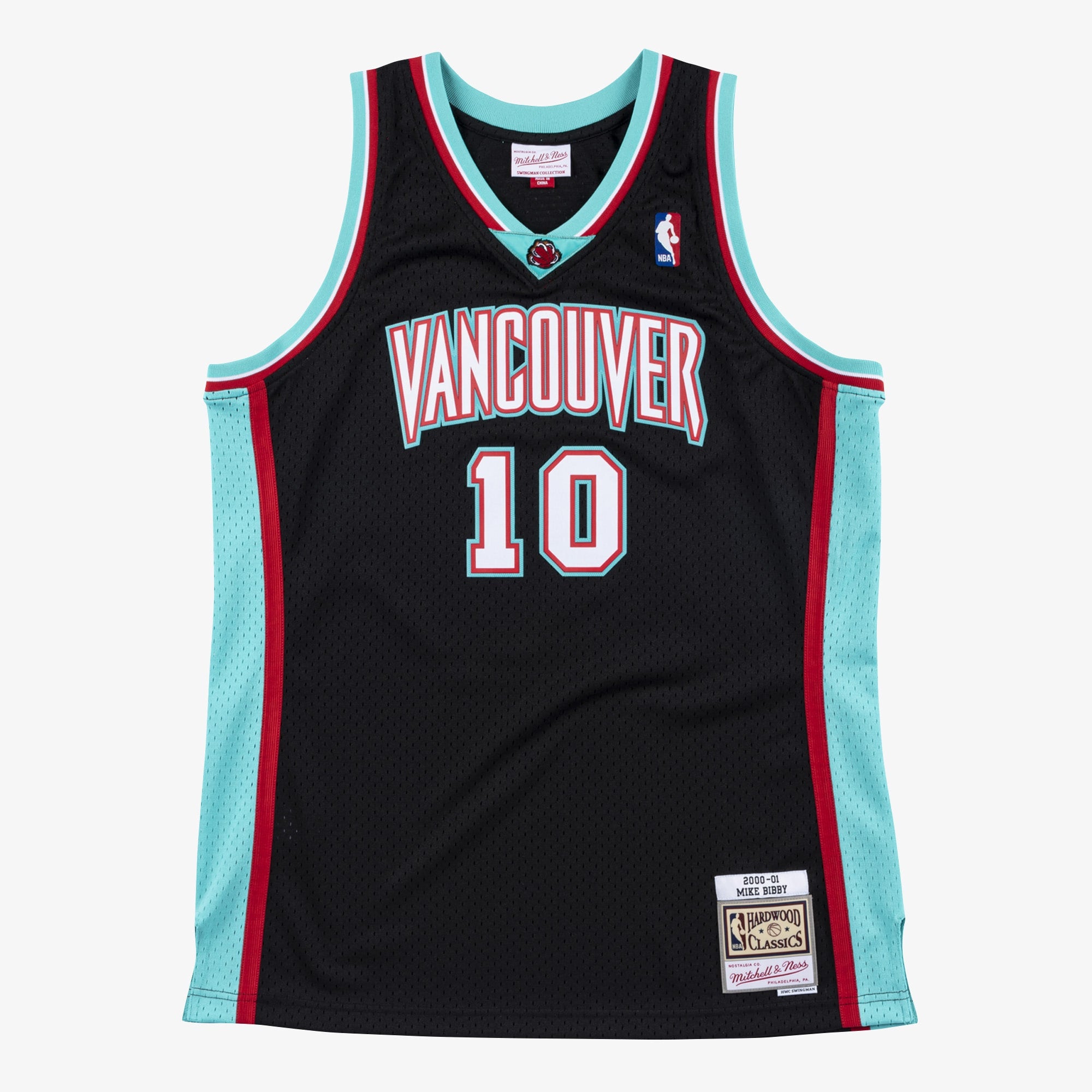 Vancouver Grizzlies Mitchell & Ness Mike Bibby 2000 Swingman Authentic Jersey - Black