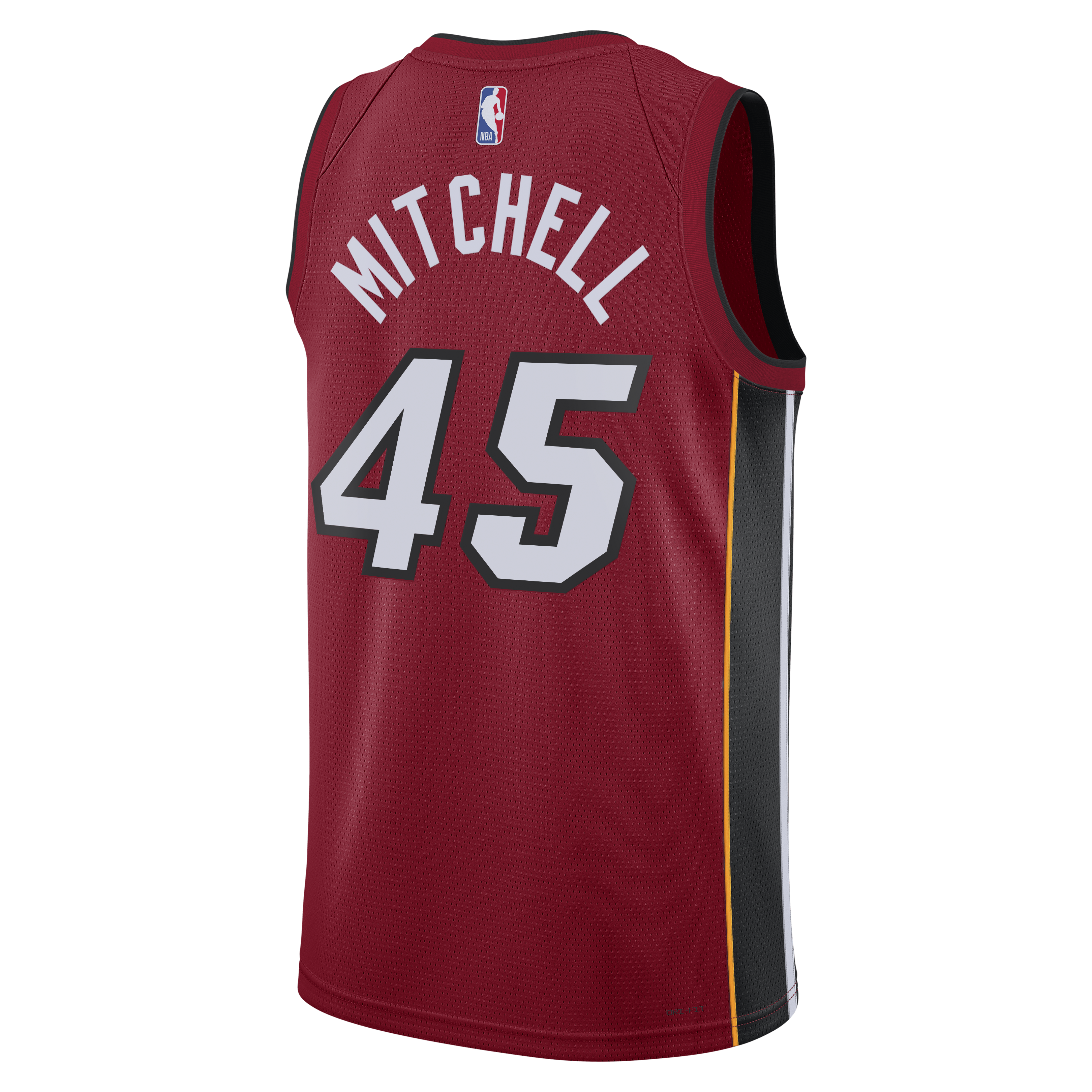 Miami Heat Jordan Brand Statement Edition Swingman Jersey - Red - Davion Mitchell - Unisex