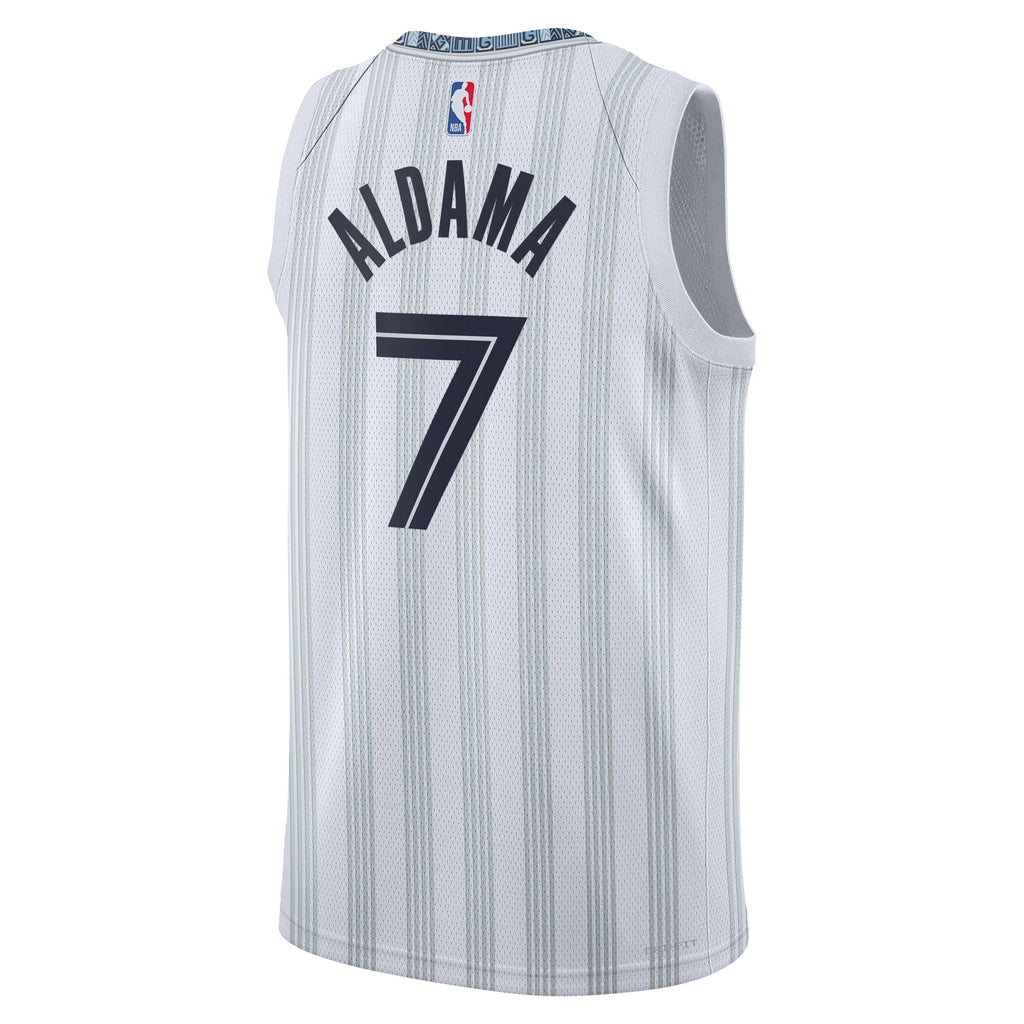 Memphis Grizzlies Nike 2025/26 City Edition Swingman Jersey - Gray - Santi Aldama - Unisex