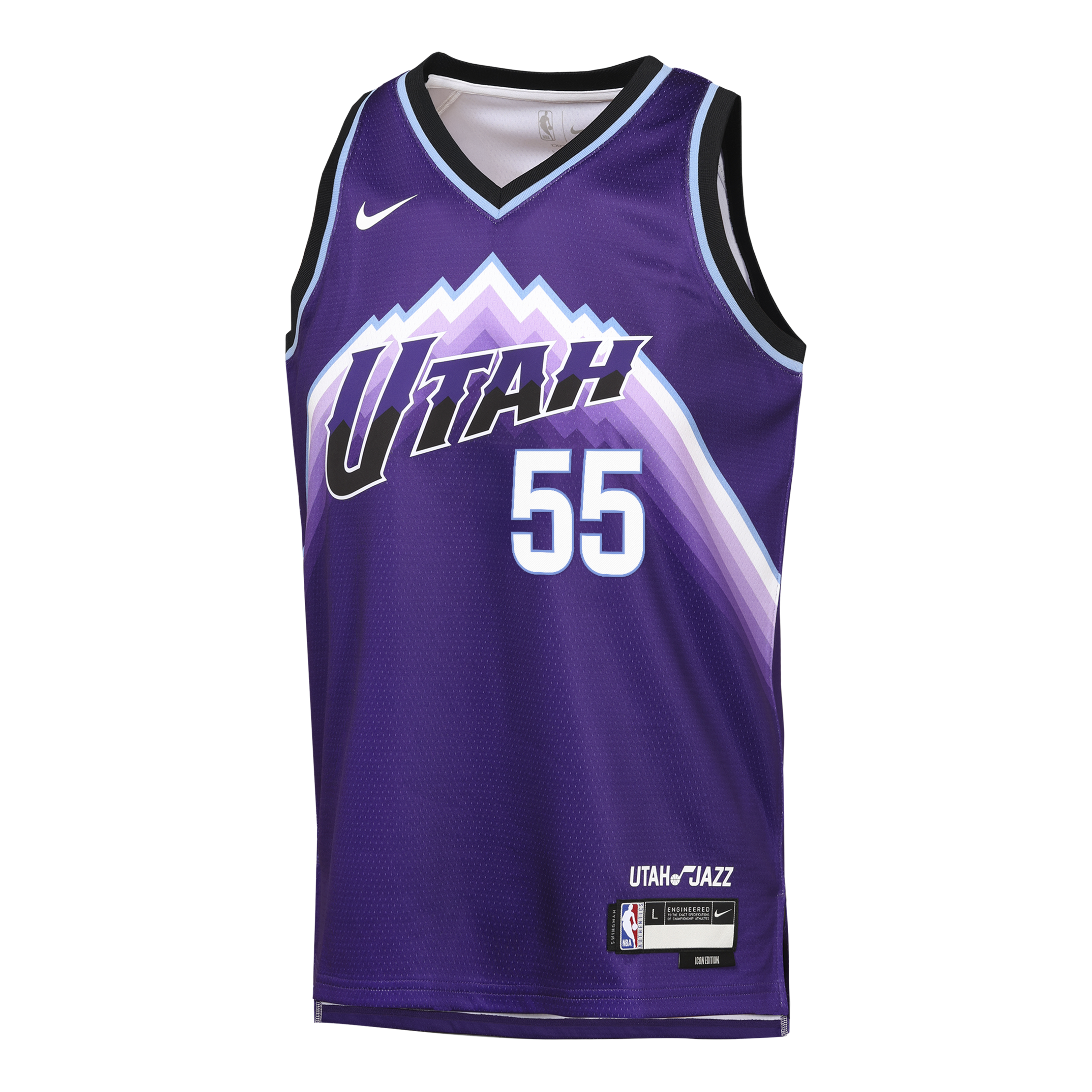 Utah Jazz Nike Replica Icon Edition Swingman Jersey - Purple - John Konchar - Youth
