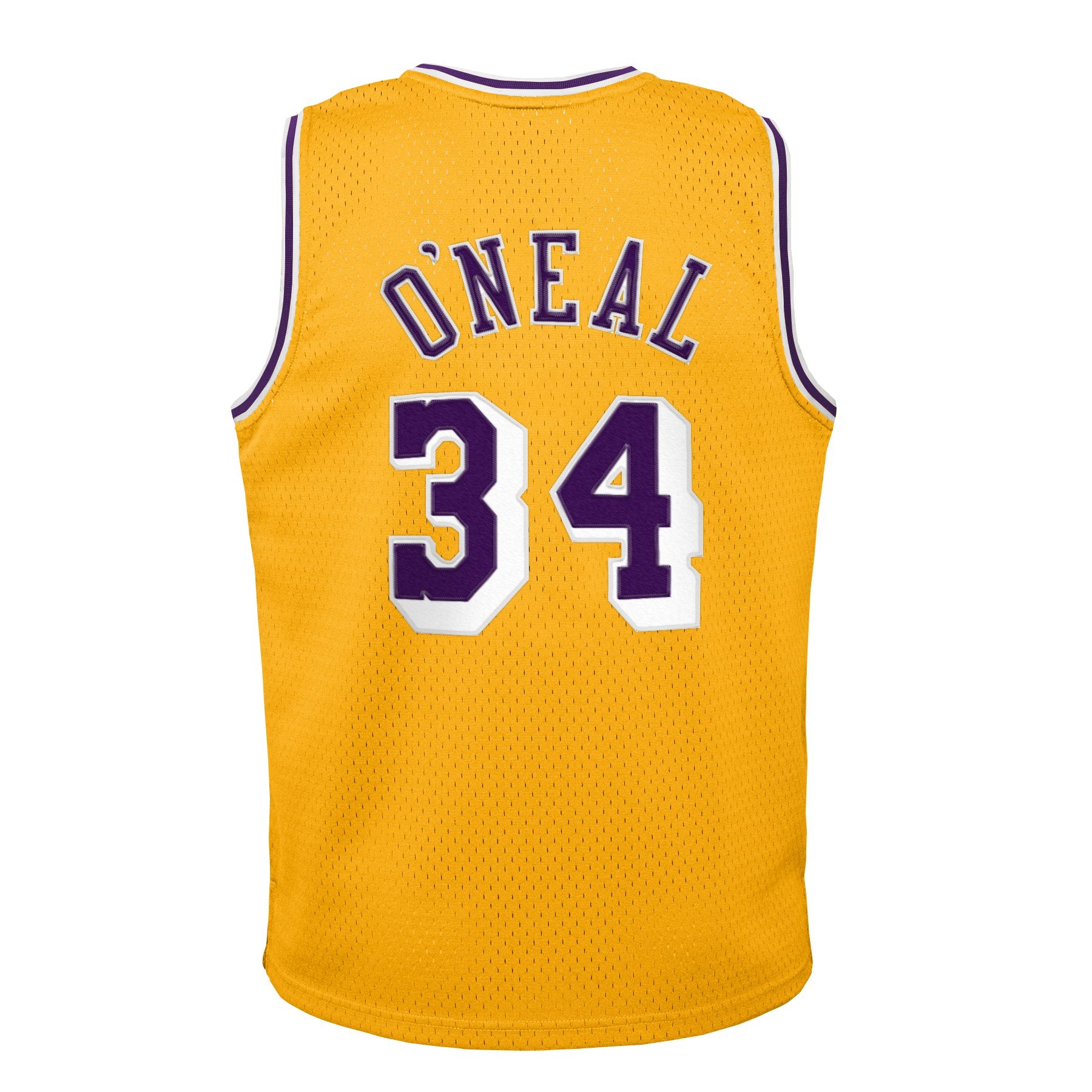 Los Angeles Lakers Shaquille O'Neal Hardwood Classics Road Jersey - Youth