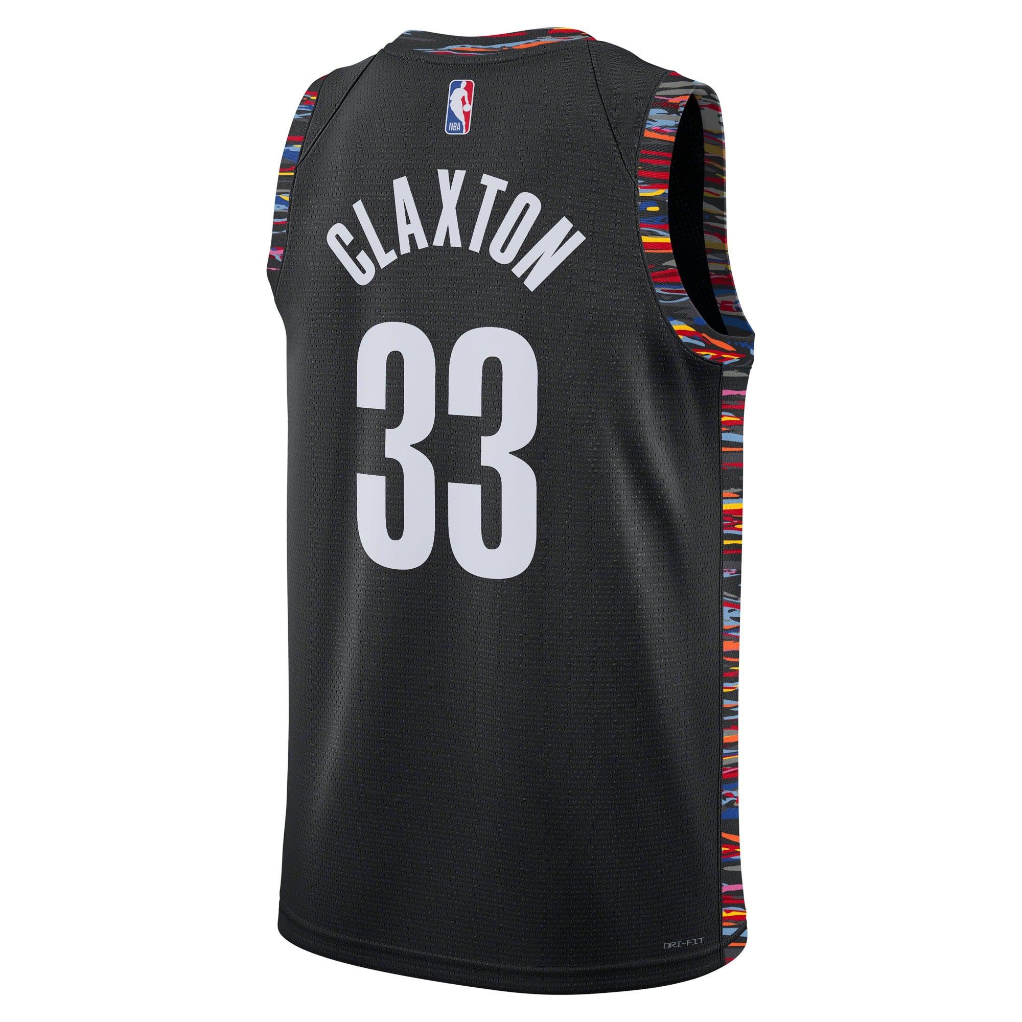 Brooklyn Nets Nike 2025/26 City Edition Swingman Jersey - Black - Nic Claxton - Unisex
