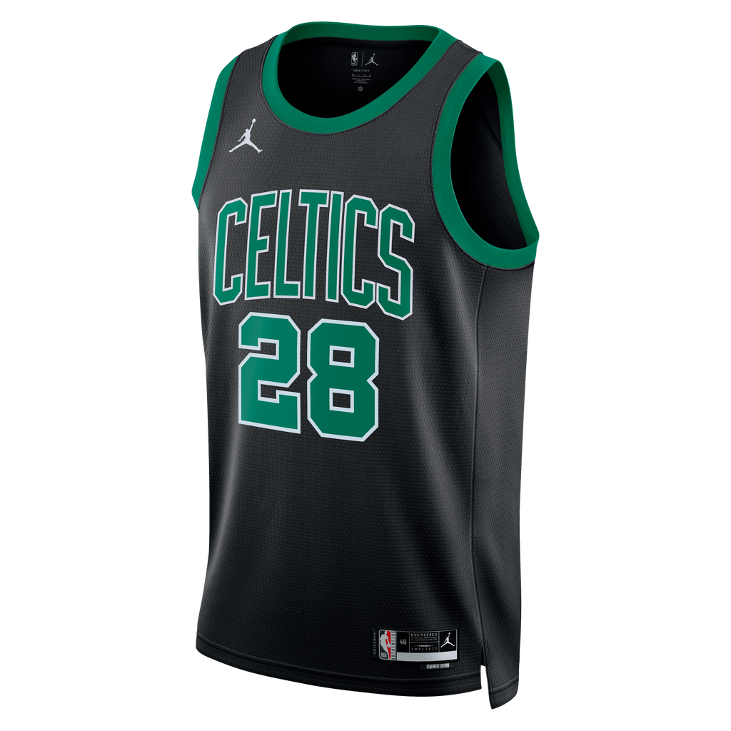Boston Celtics Jordan Brand Statement Edition Swingman Jersey - Black - Hugo González - Unisex