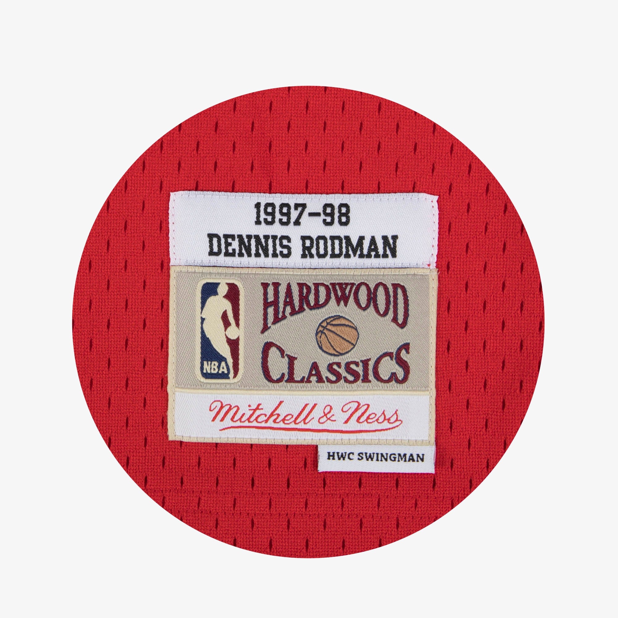 Chicago Bulls Mitchell & Ness Swingman Jersey Road Dennis Rodman 1997-98