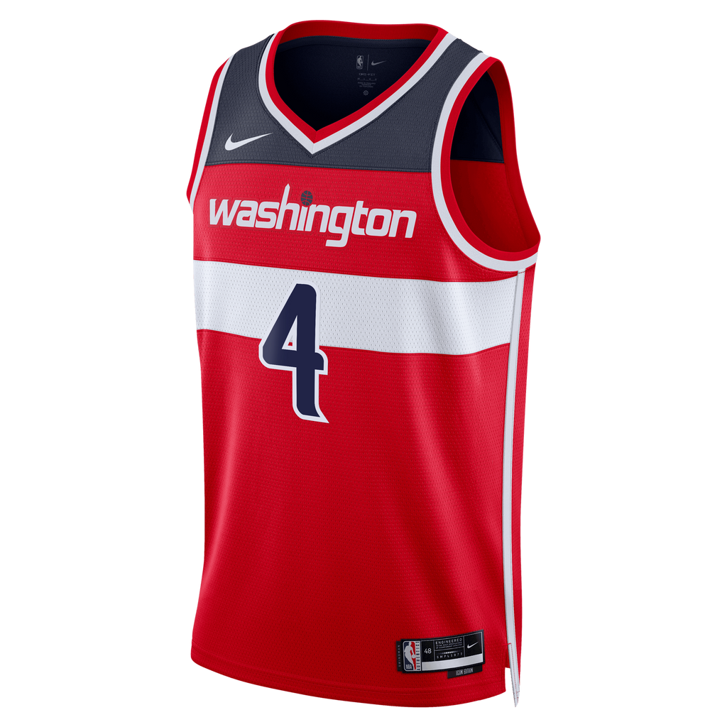 Washington Wizards Nike Icon Swingman Jersey - Red - AJ Dybantsa - Unisex
