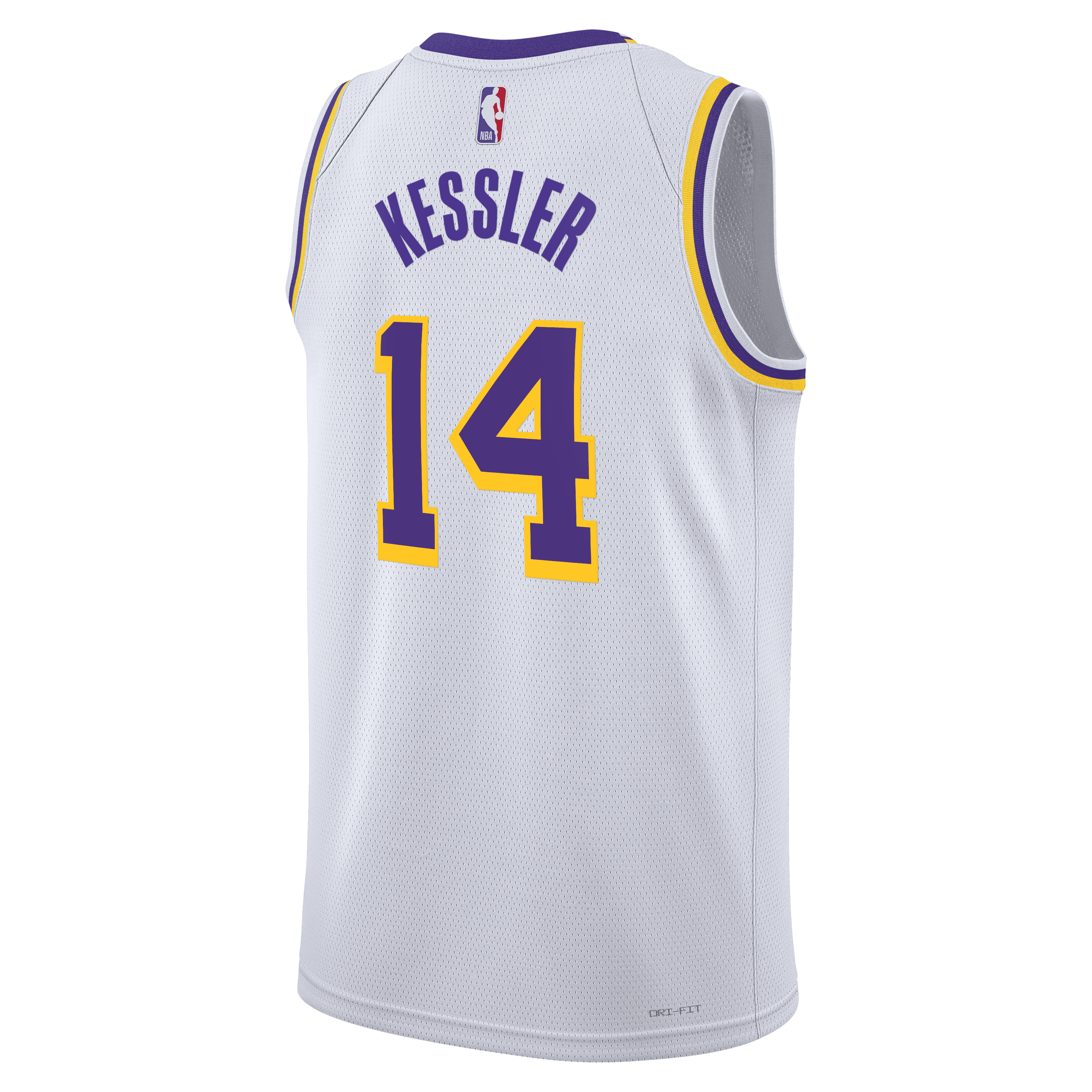 Los Angeles Lakers Nike Association Edition Edition Swingman Jersey - White - Walker Kessler - Unisex