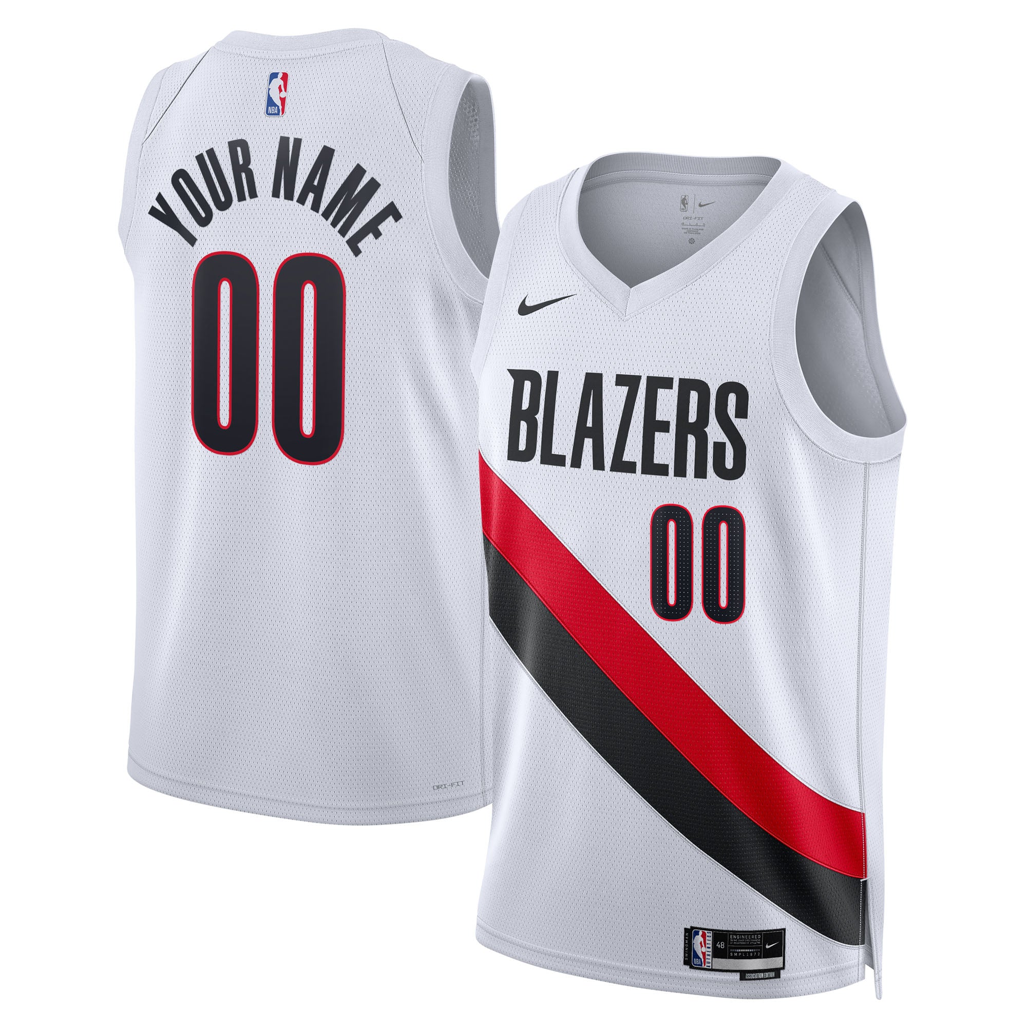 Portland Trail Blazers Nike Replica Association Swingman Jersey - Unisex