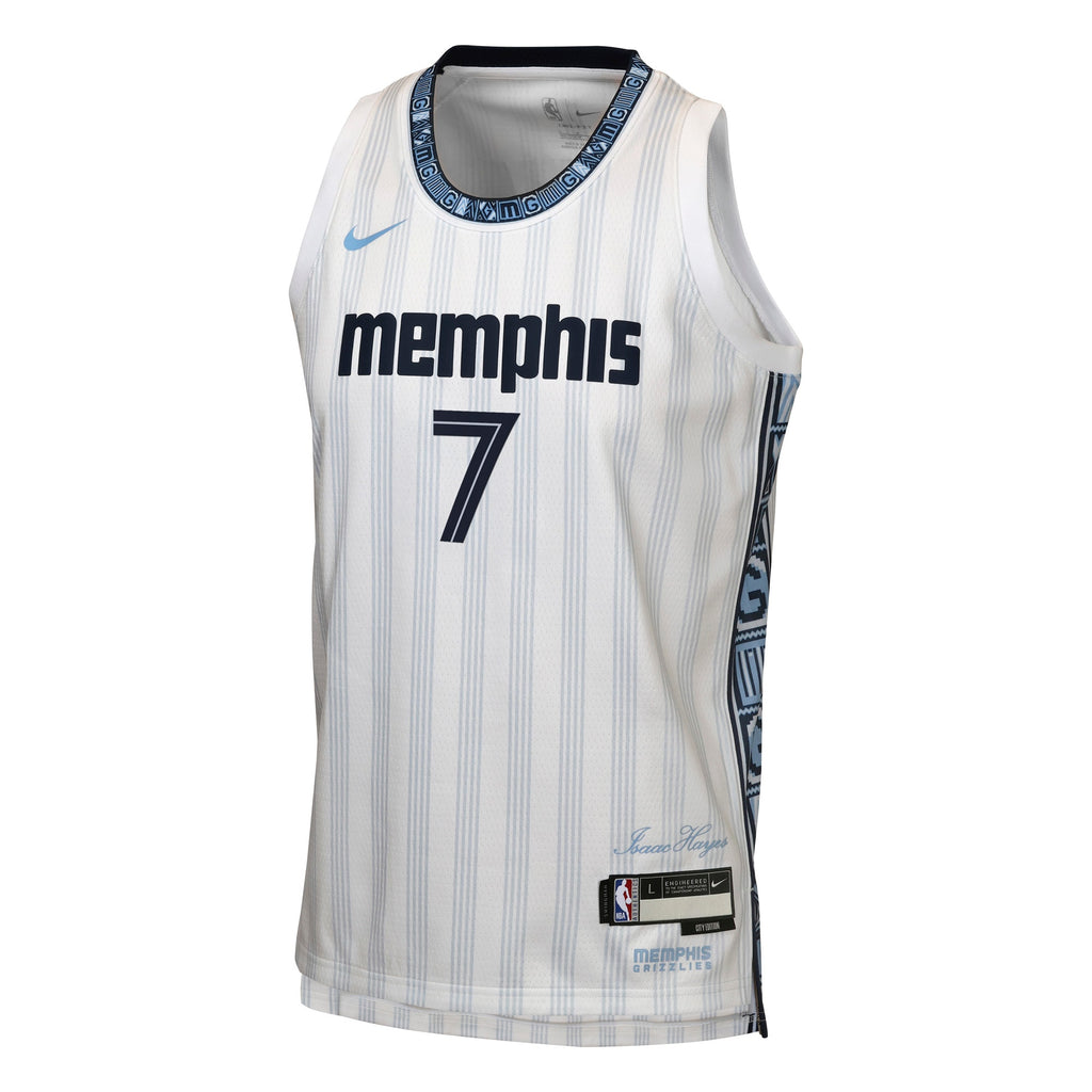Memphis Grizzlies Nike 2025/26 City Edition Swingman Jersey - Gray - Santi Aldama - Youth