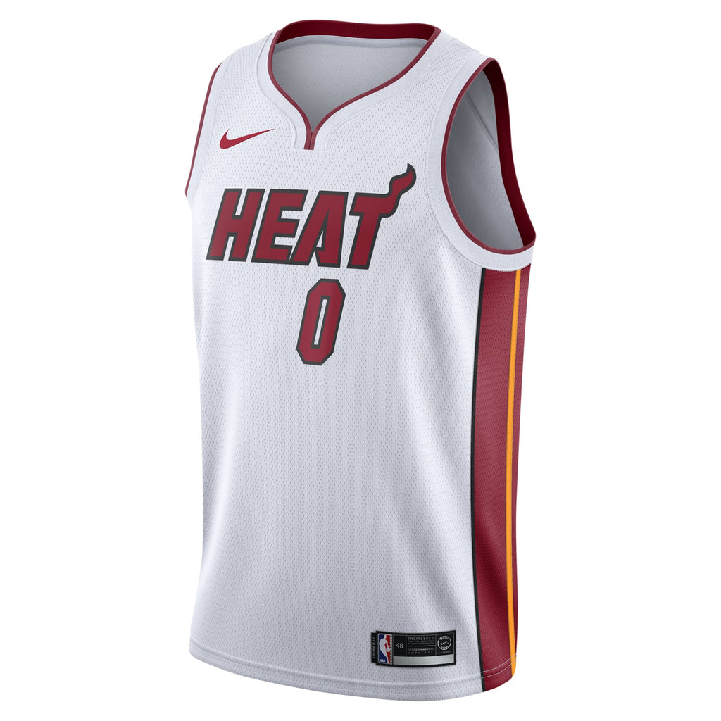 Miami Heat Nike Association Edition Swingman Jersey - White - Simone Fontecchio - Youth