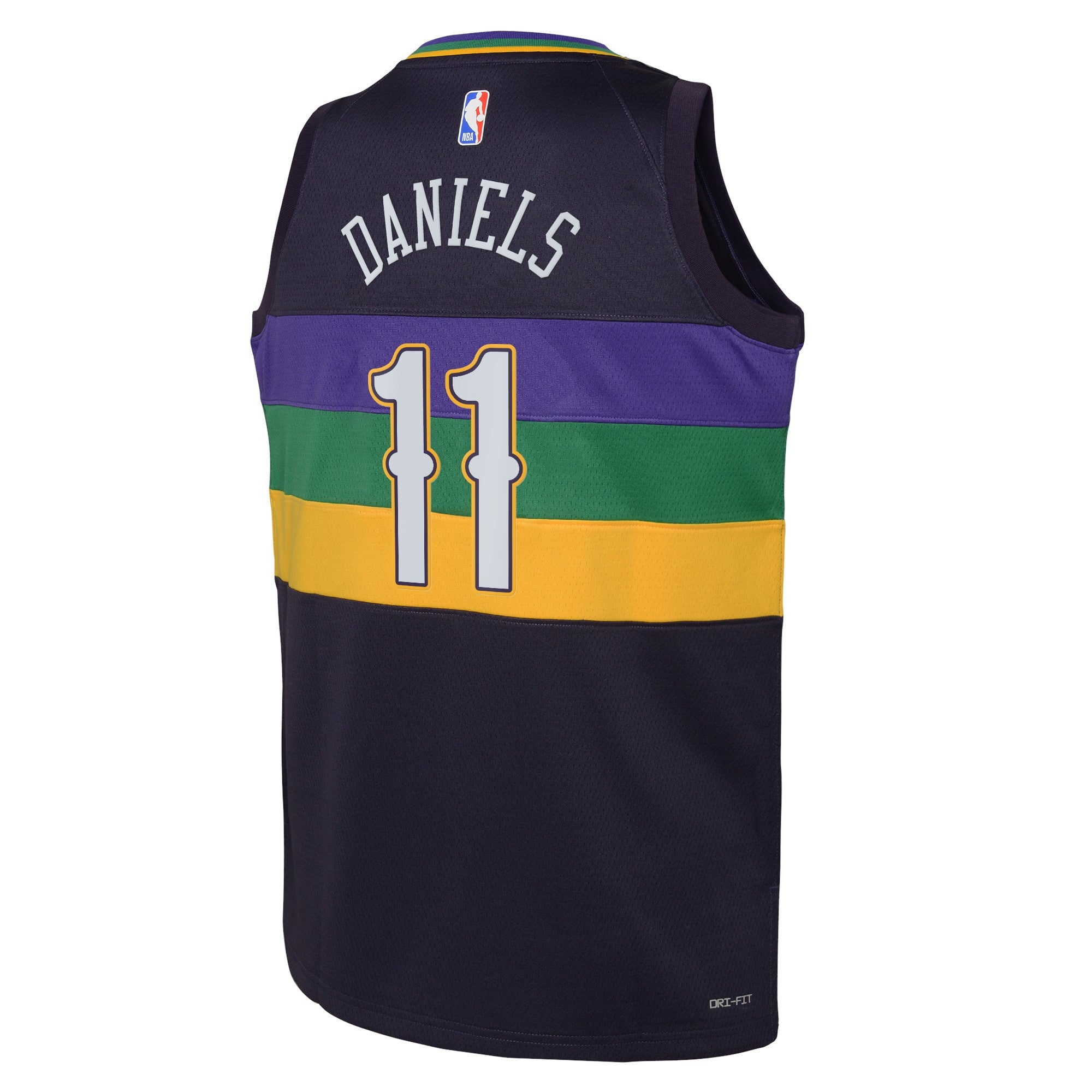 New Orleans Pelicans Nike City Edition Swingman Jersey 22 - Purple - Dyson Daniels - Youth