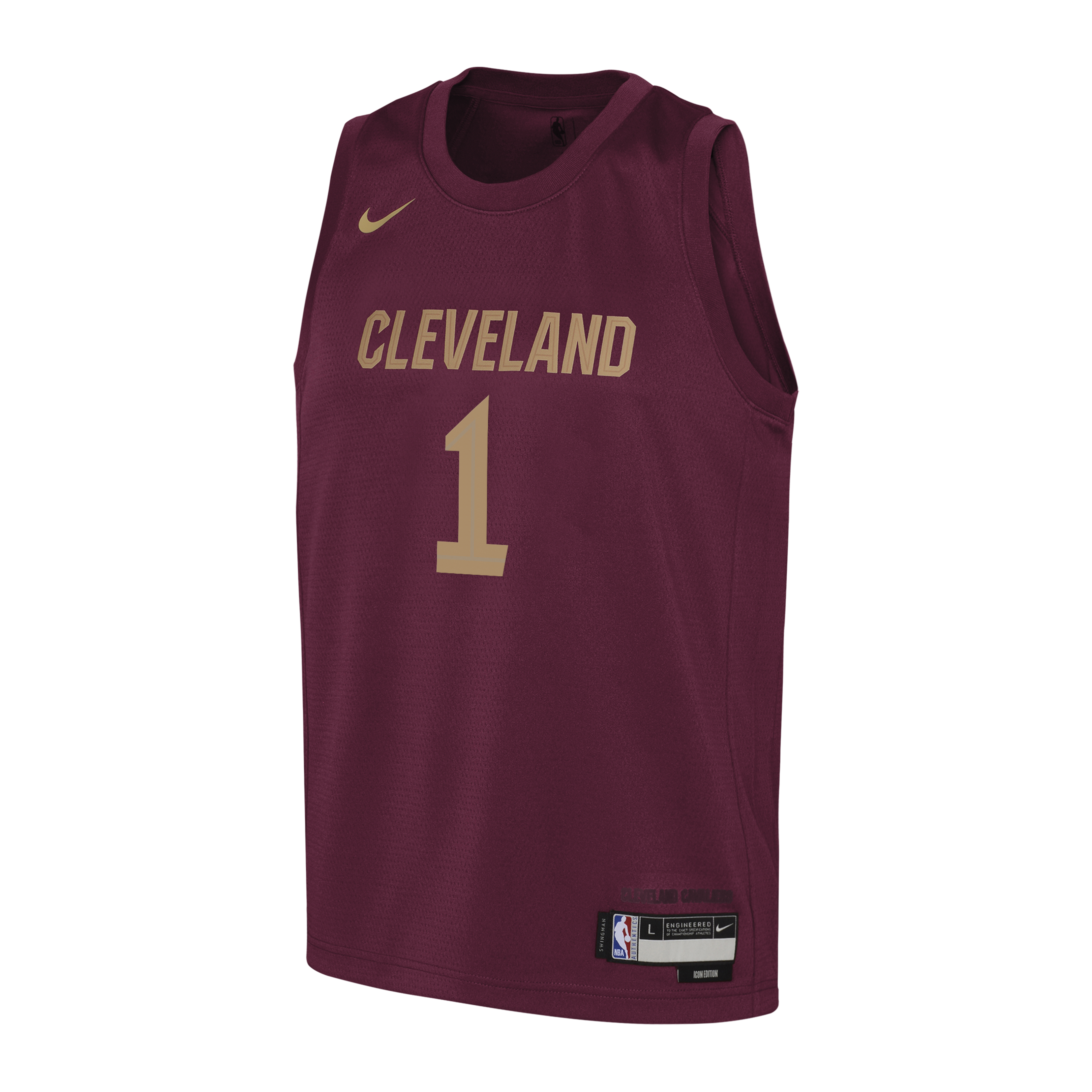 Cleveland Cavaliers Nike Icon Edition Swingman Jersey - Wine - James Harden - Youth