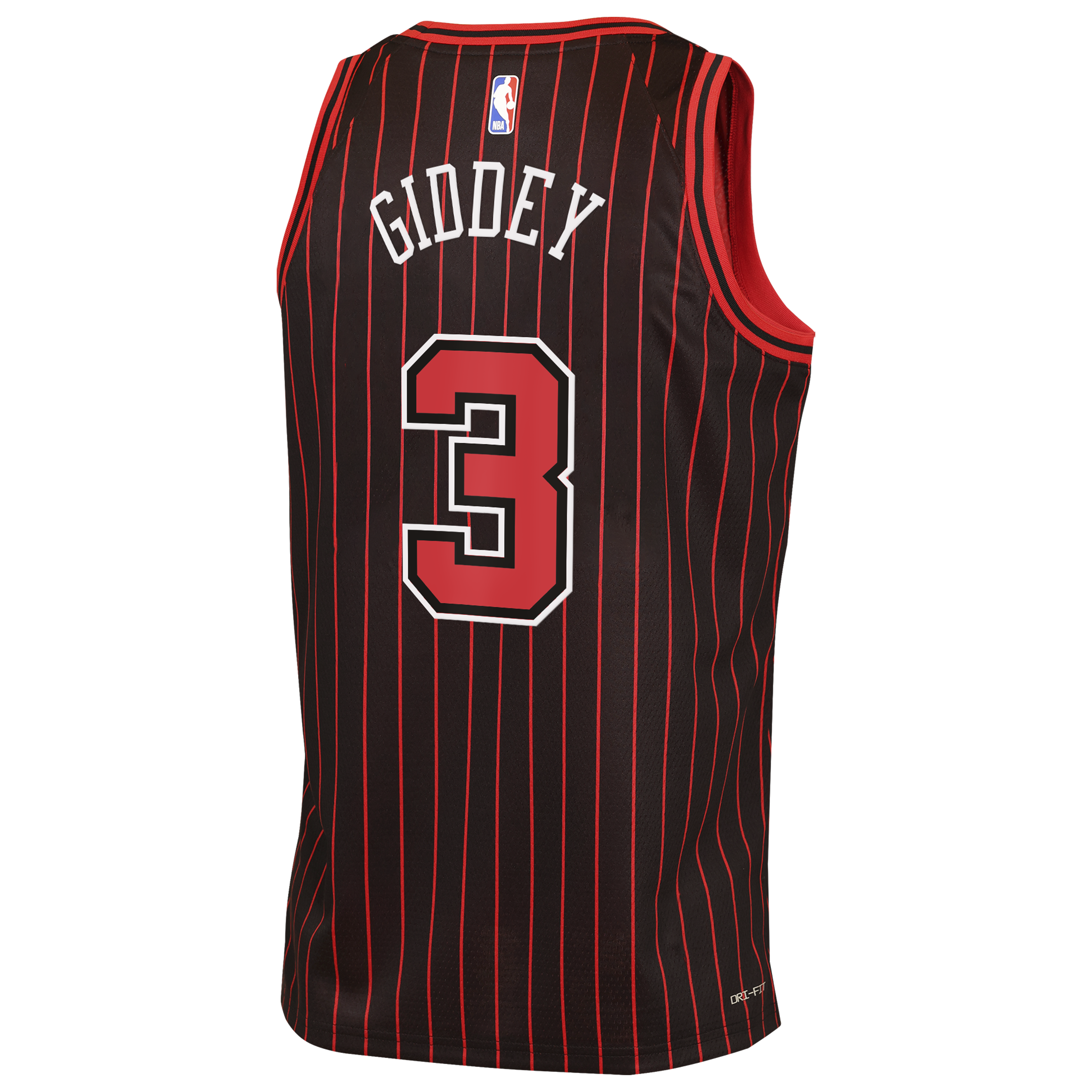 Chicago Bulls Jordan Brand Statement Edition Jersey - Black - Josh Giddey - Youth