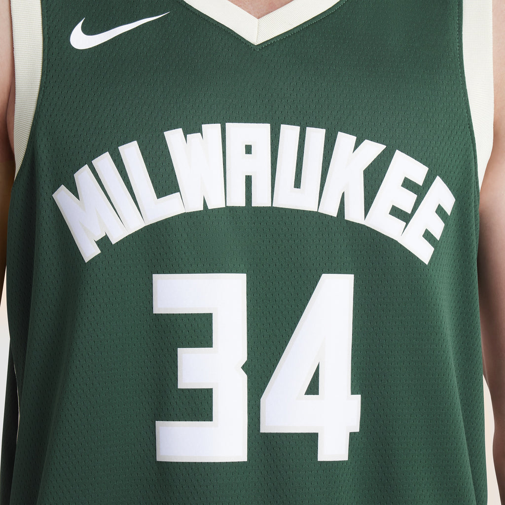 Milwaukee Bucks Giannis Antetokounmpo Nike Dri-Fit Swingman Jersey