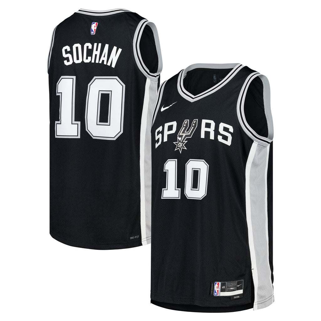 San Antonio Spurs Nike Icon Jersey - Jeremy Sochan- Unisex