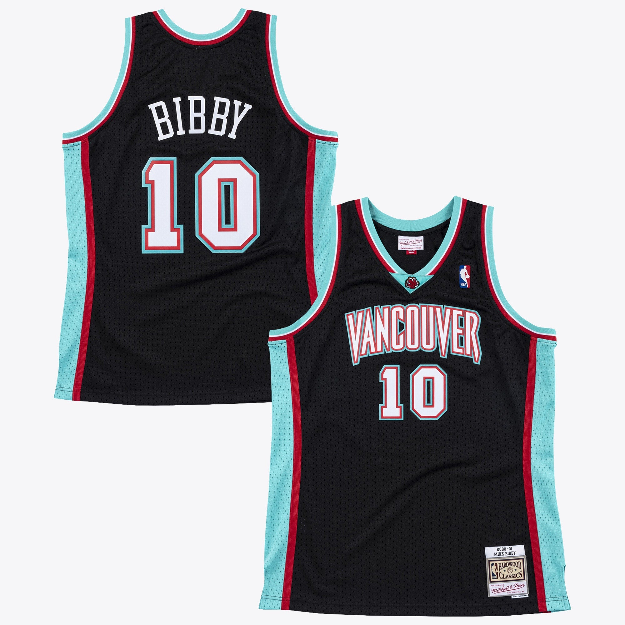 Vancouver Grizzlies Mitchell & Ness Mike Bibby 2000 Swingman Authentic Jersey - Black