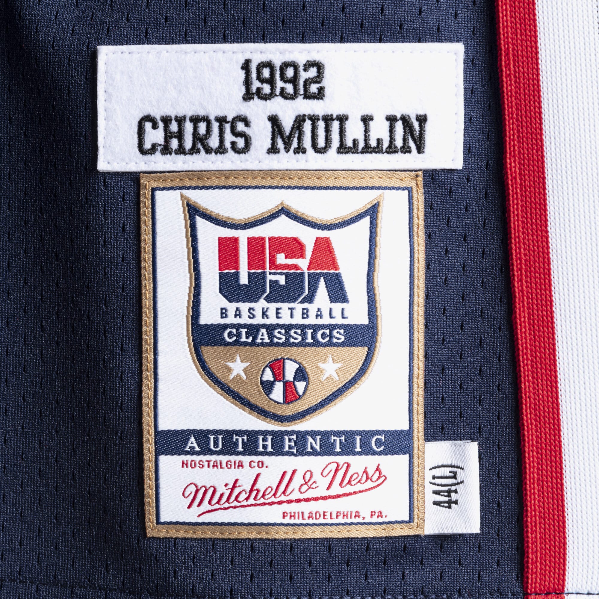 USA Basketball Mitchell & Ness Authentic Jersey Chris Mullin 1992