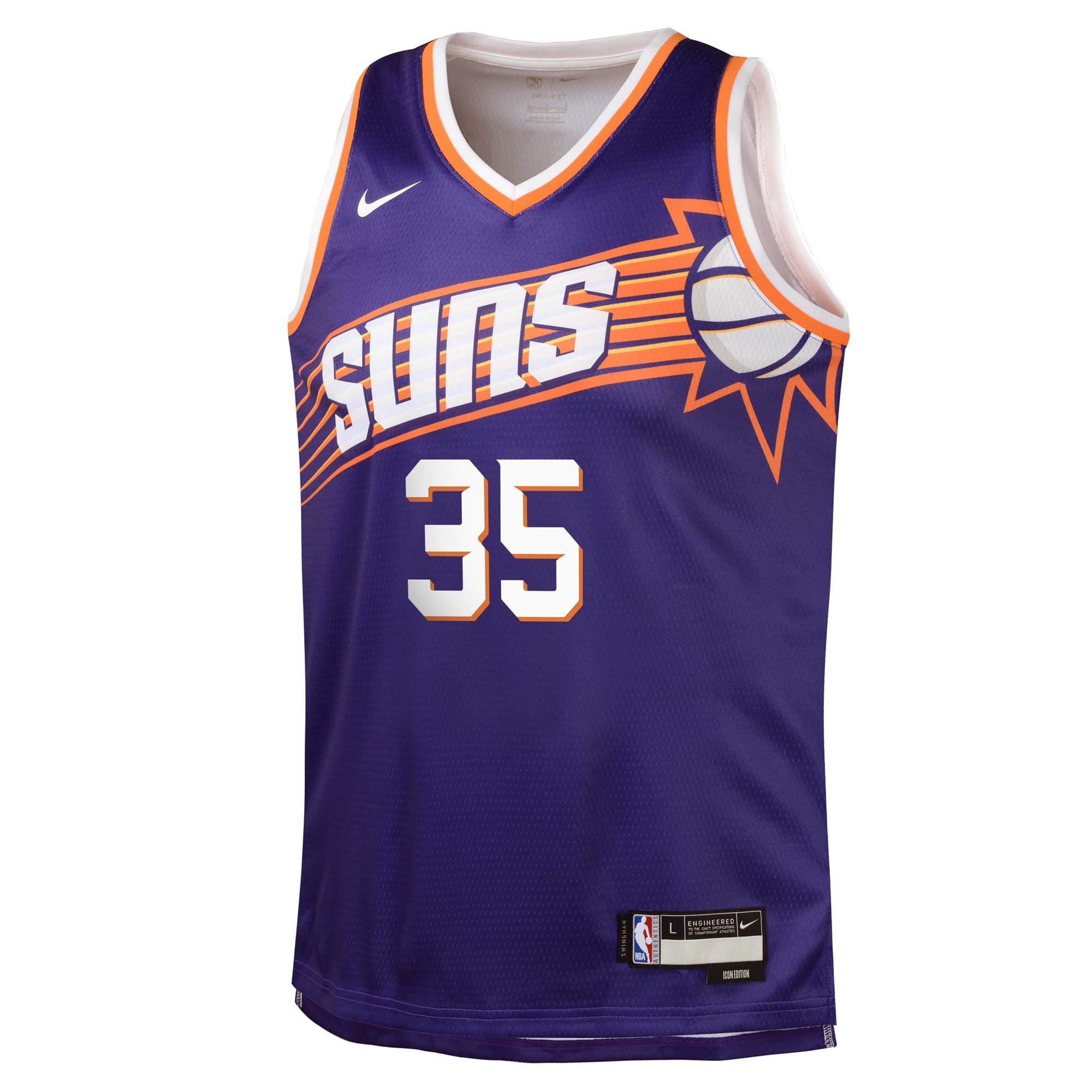 Phoenix Suns NBA Icon Swingman Jersey - Kevin Durant - Youth