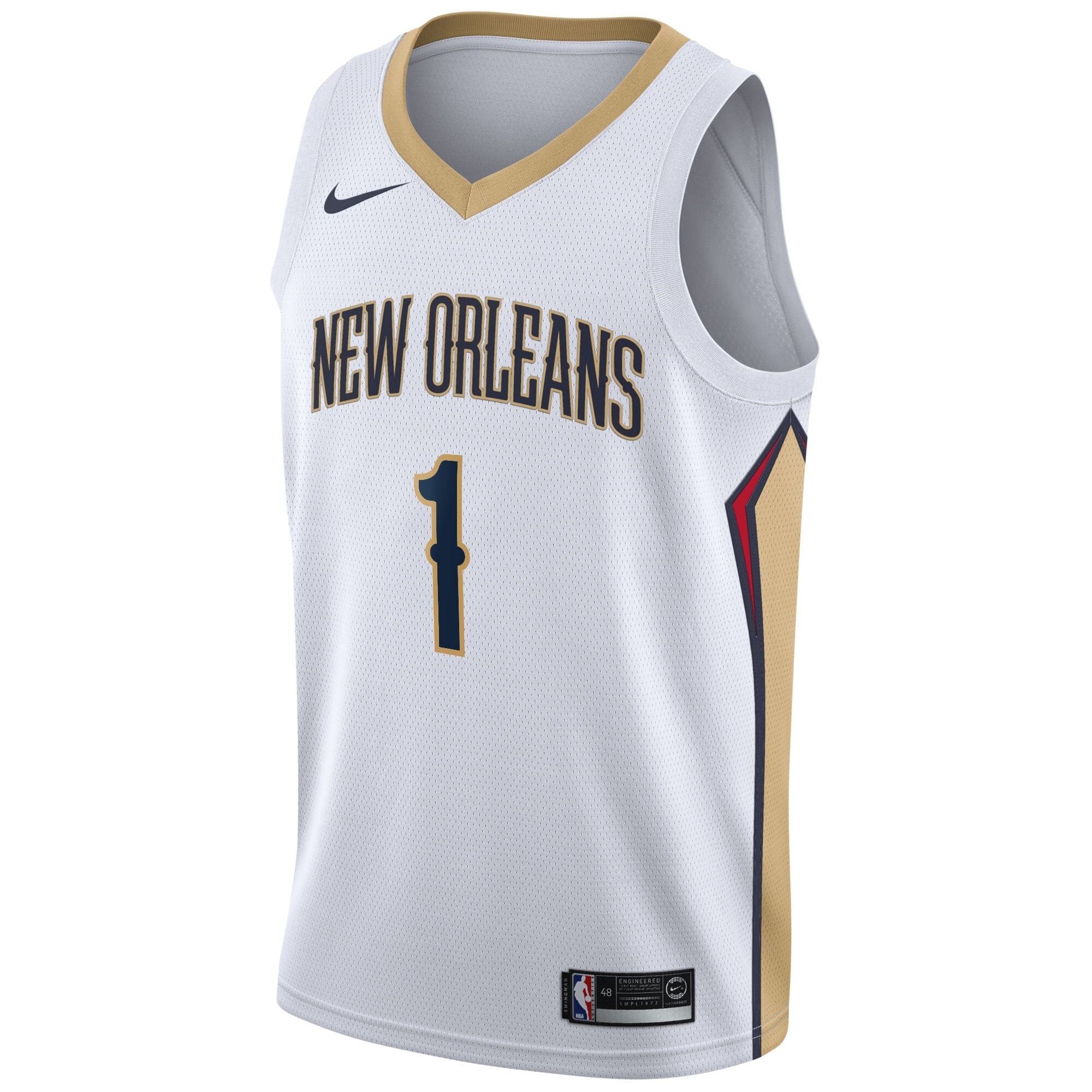 New Orleans Pelicans Nike Association Swingman Jersey - Zion Williamson - Youth
