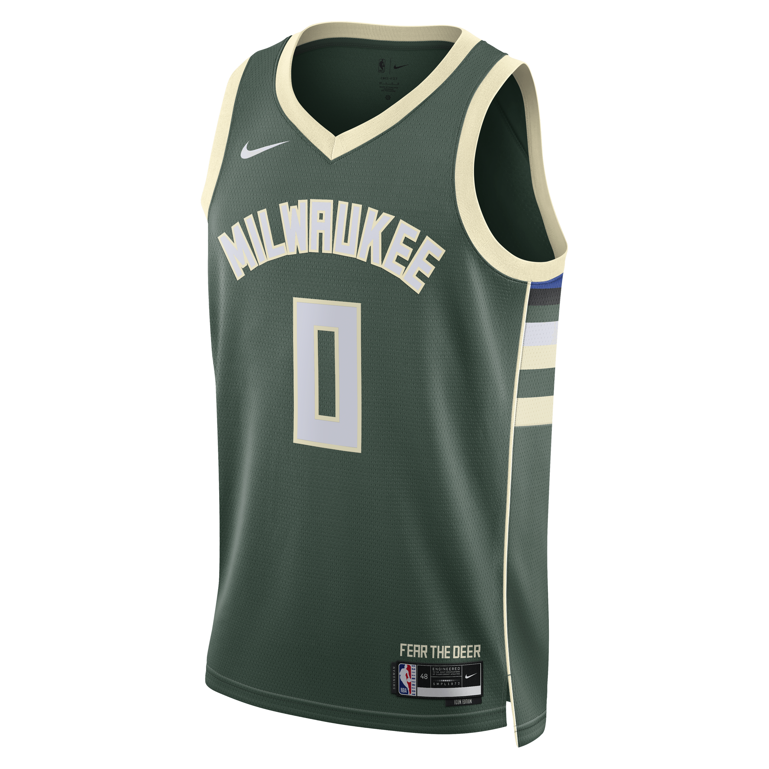 Milwaukee Bucks Nike Icon Swingman Jersey - Green - Brayden Burries - Unisex