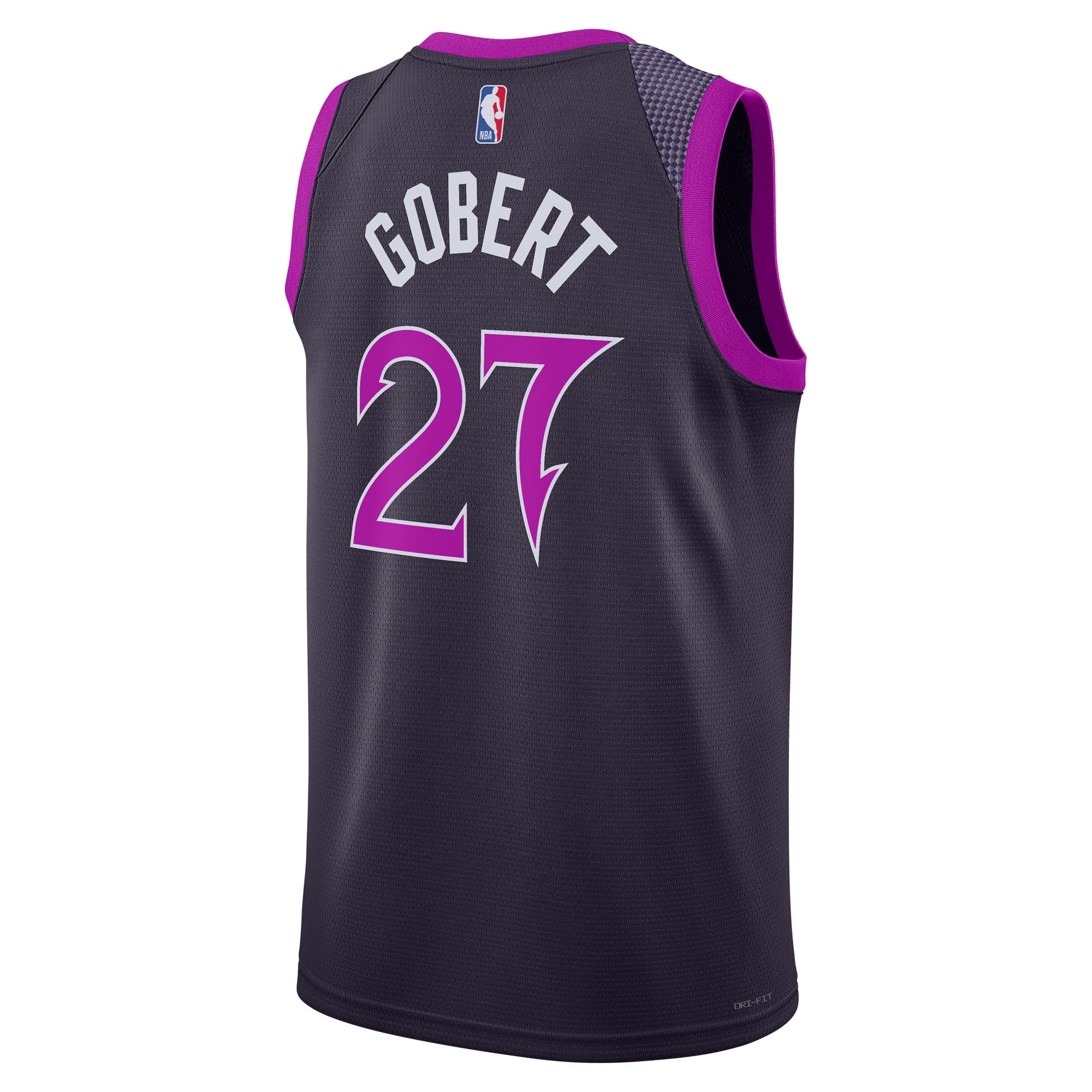 Minnesota Timberwolves Nike 2025/26 City Edition Swingman Jersey - Black - Rudy Gobert - Unisex
