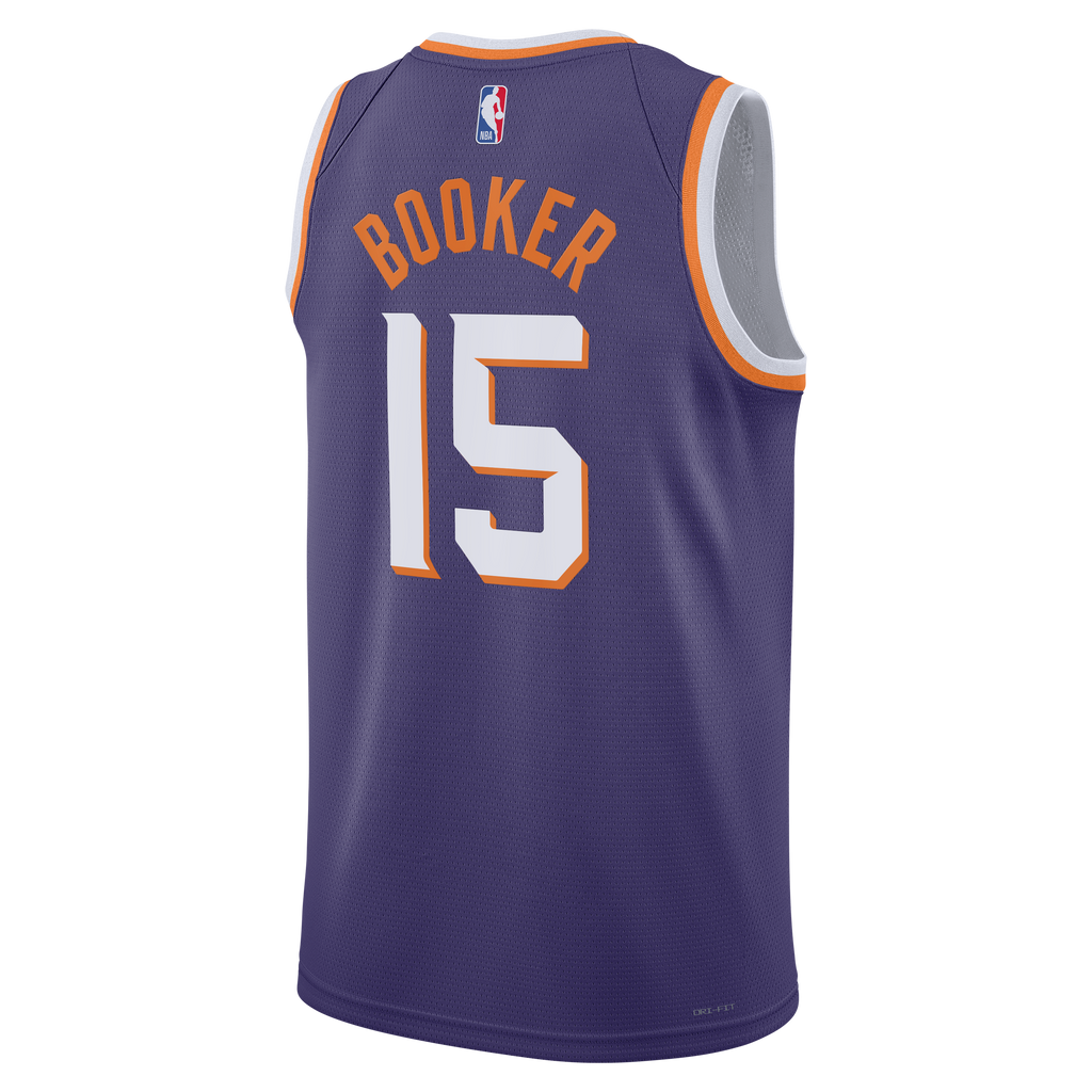 Phoenix Suns Nike Icon Edition Swingman Jersey - Purple - Devin Booker - Unisex