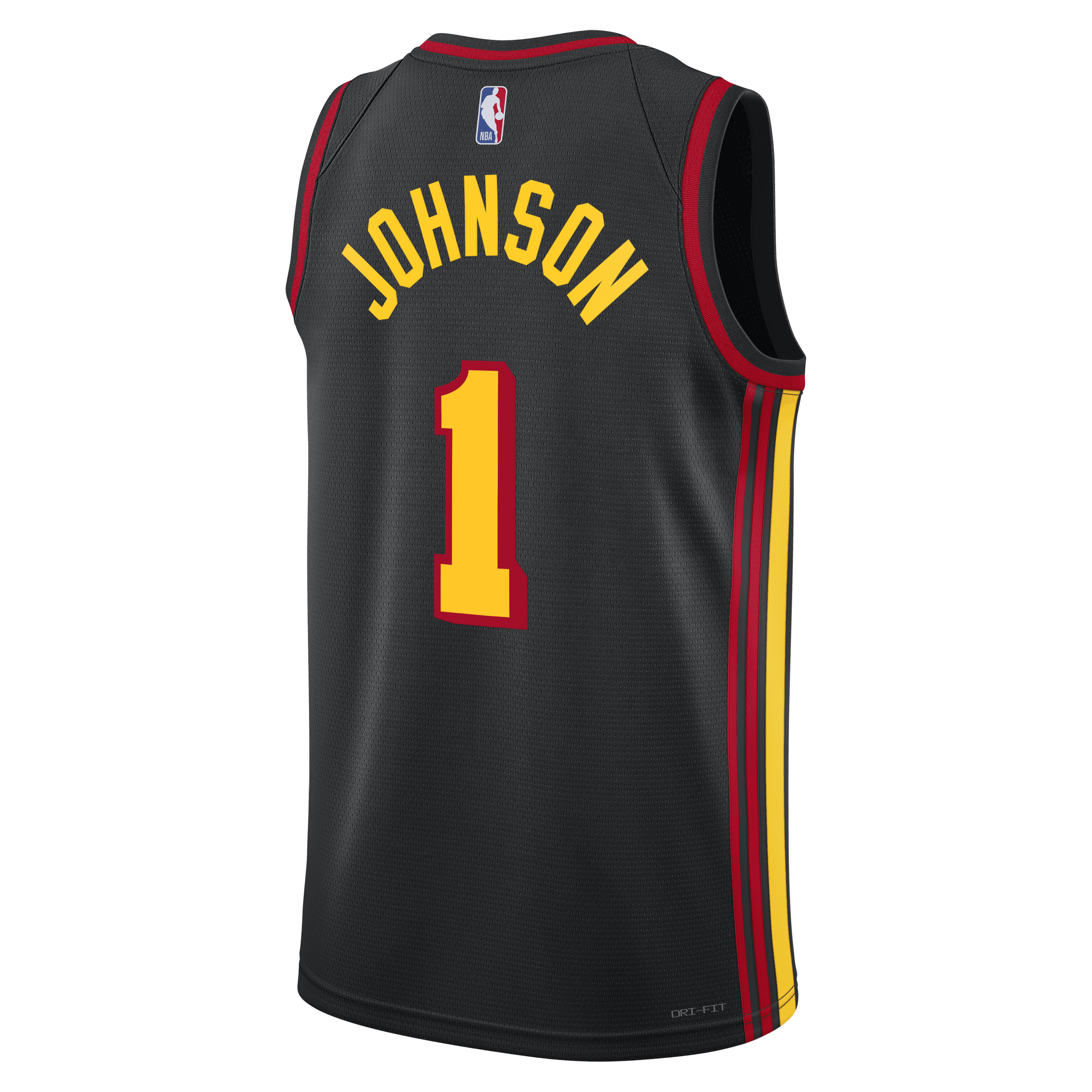 Atlanta Hawks Jordan Brand Statement Edition Swingman Jersey - Black - Jalen Johnson - Unisex