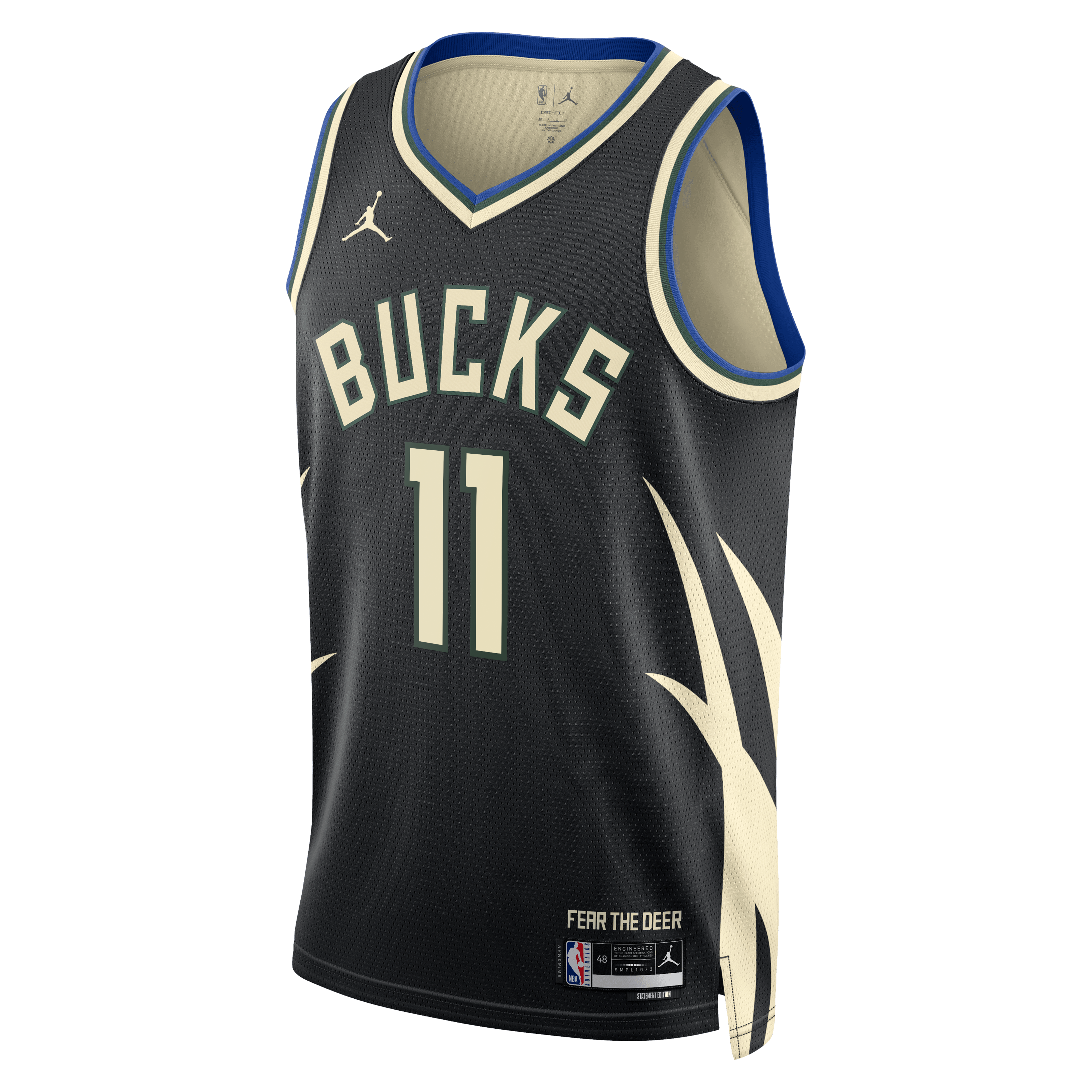 Milwaukee Bucks Jordan Brand Statement Edition Swingman Jersey - Hunter Green - Tyler Herro - Unisex