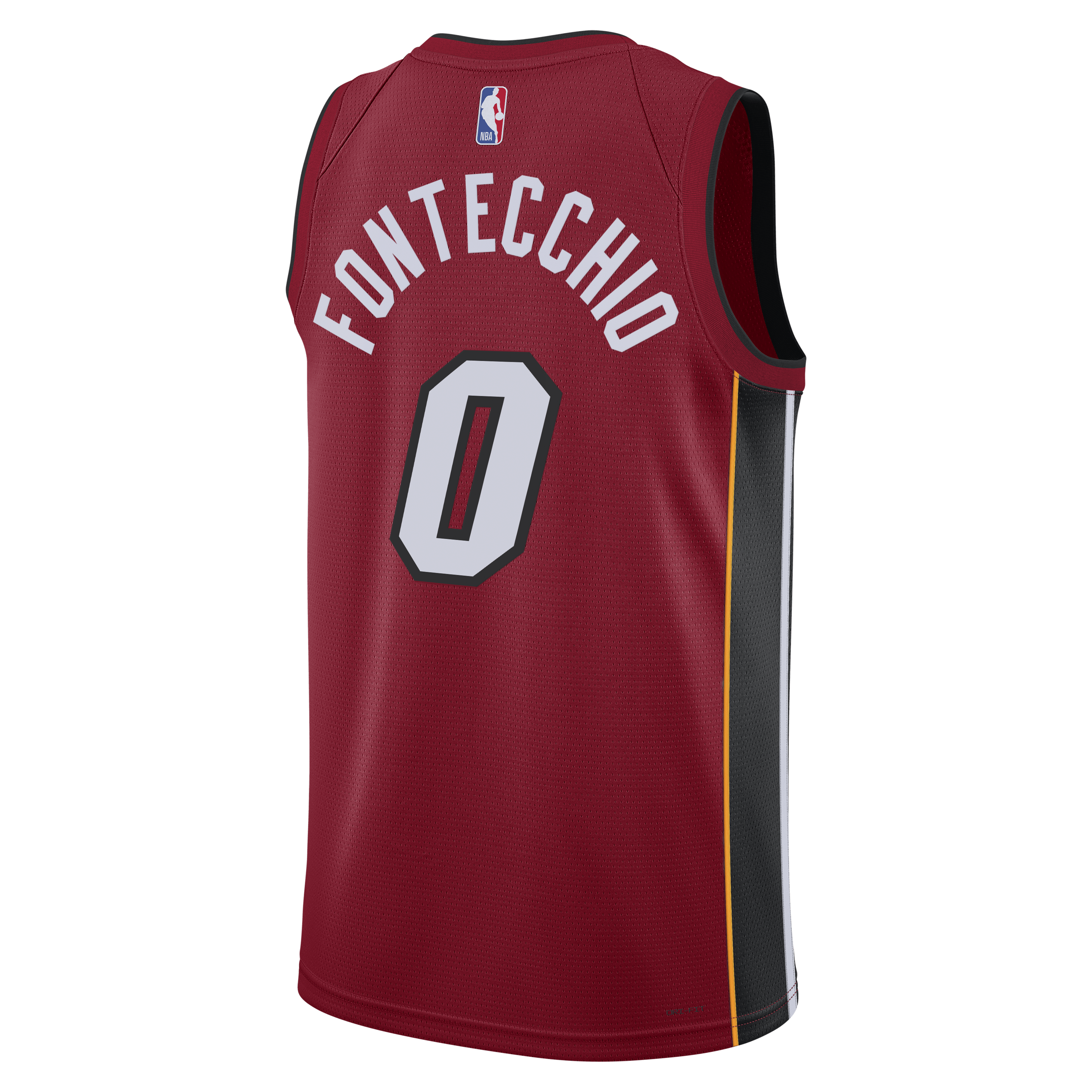 Miami Heat Jordan Brand Statement Edition Swingman Jersey - Red - Simone Fontecchio - Unisex