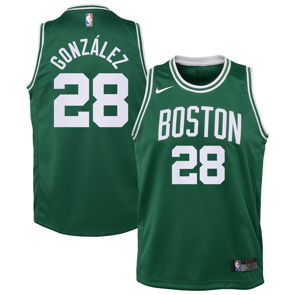 Boston Celtics Nike Icon Edition Swingman Jersey - Kelly Green - Hugo González - Youth