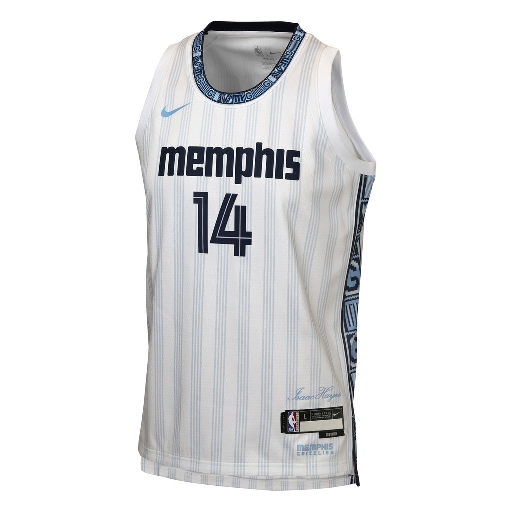 Memphis Grizzlies Nike 2025/26 City Edition Swingman Jersey - Gray - Zach Edey - Youth