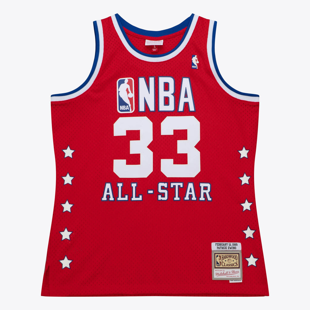 NBA Mitchell & Ness Patrick Ewing 1989 All-Star Swingman Authentic Jersey - Scarlet
