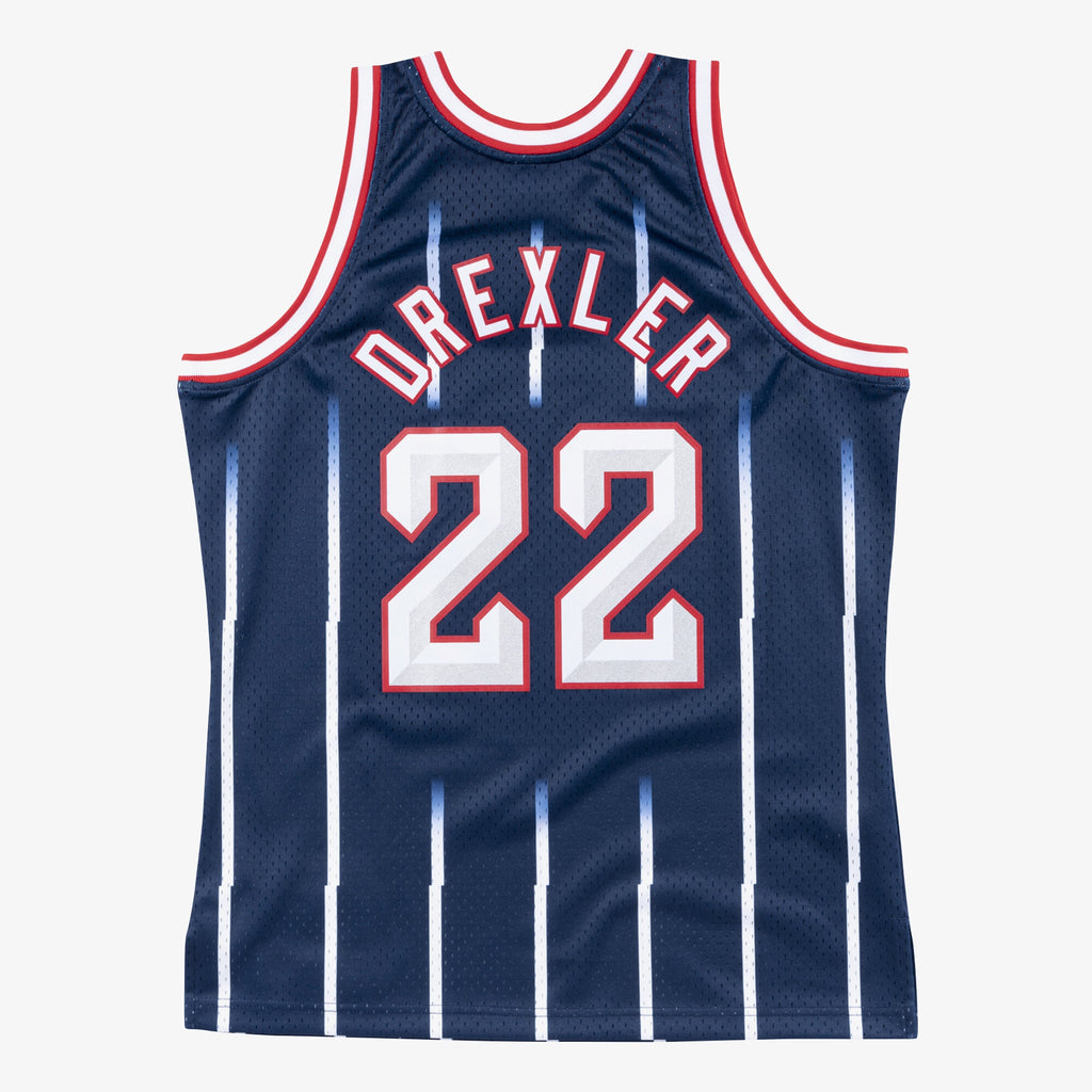 Houston Rockets Mitchell & Ness Swingman Jersey Road Clyde Drexler 1996-97
