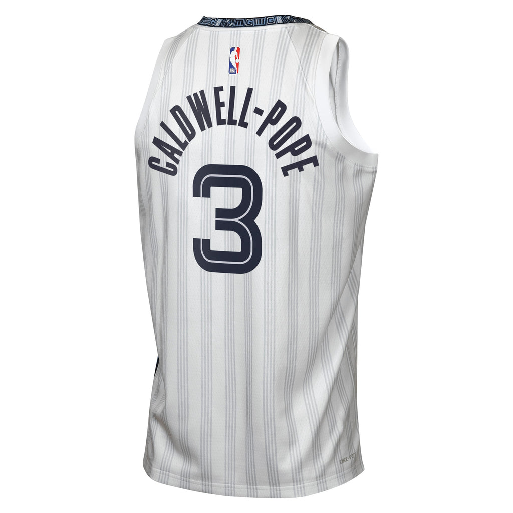 Memphis Grizzlies Nike 2025/26 City Edition Swingman Jersey - Gray - Kentavious Caldwell-Pope - Youth