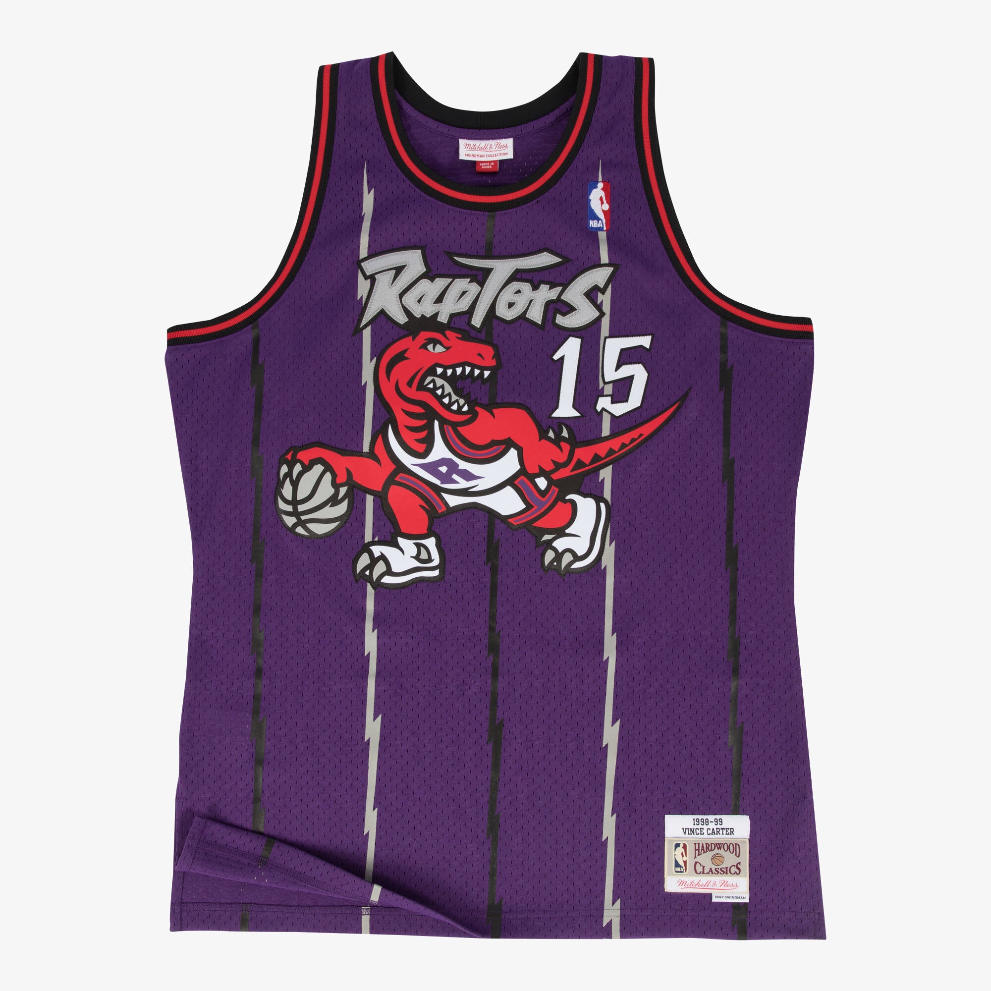 Toronto Raptors Mitchell & Ness Swingman Jersey Road Vince Carter 1998-99