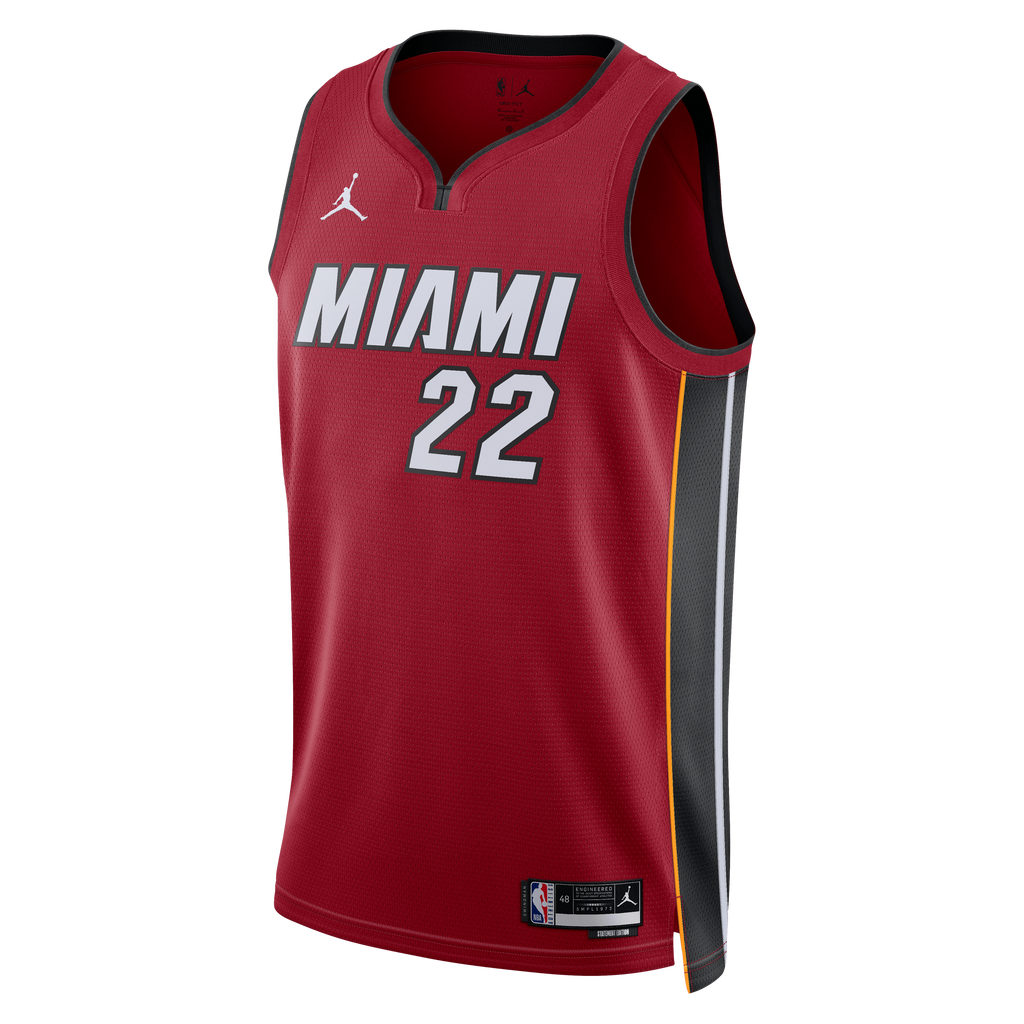 Miami Heat Jordan Brand Statement Edition Swingman Jersey - Red - Andrew Wiggins - Unisex