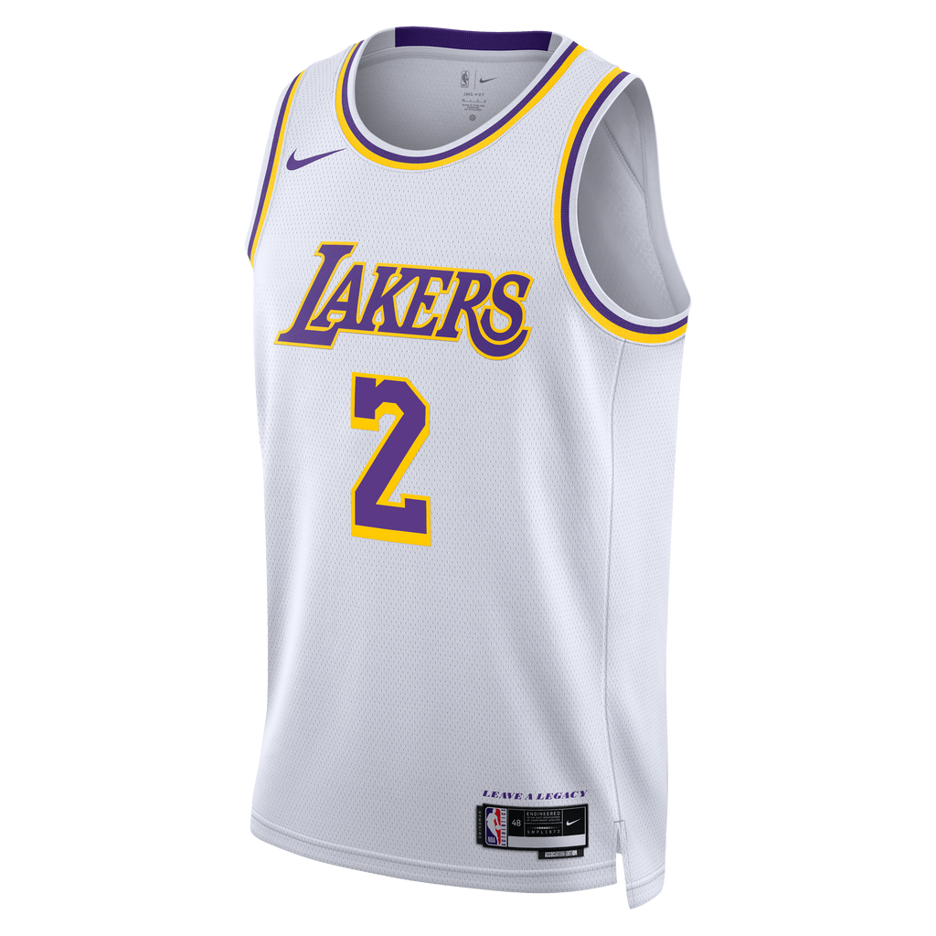 Los Angeles Lakers Nike Association Edition Swingman Jersey - White - Jarred Vanderbilt - Unisex