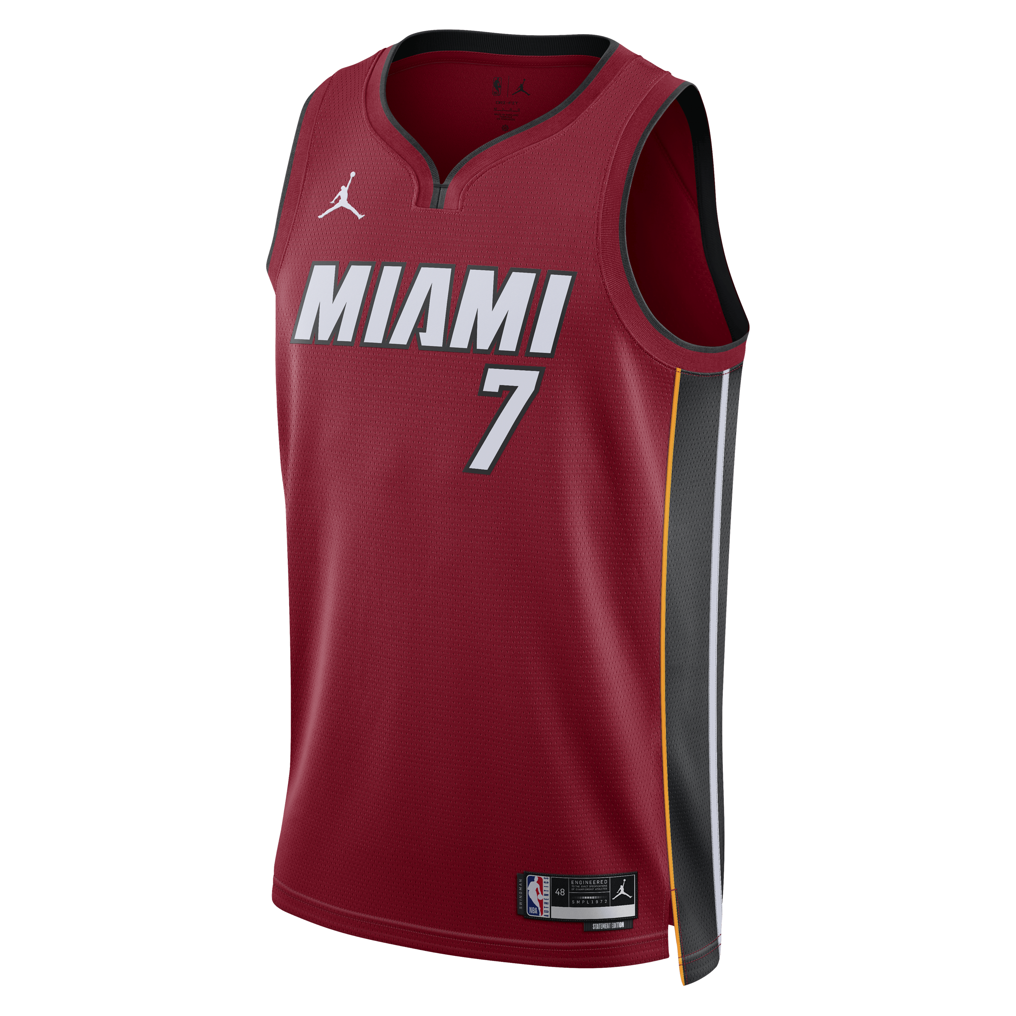 Miami Heat Jordan Brand Statement Edition Swingman Jersey - Red - Giannis Antetokounmpo - Unisex