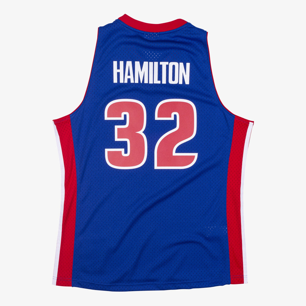 Detroit Pistons Mitchell & Ness Richard Hamilton 2003 Swingman Authentic Jersey - Royal Blue