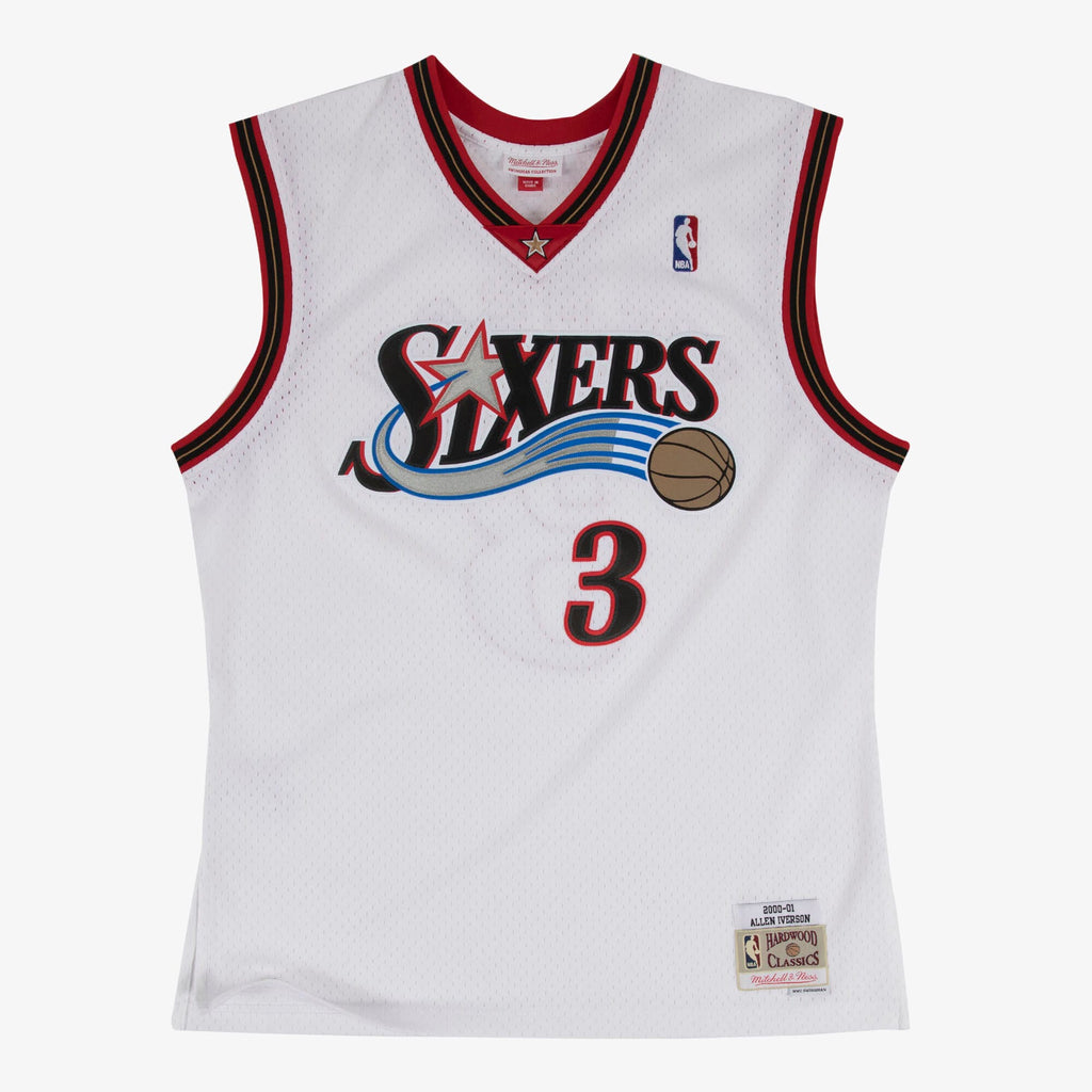 Philadelphia 76ers Mitchell & Ness Swingman Jersey Home Allen Iverson 2000-01