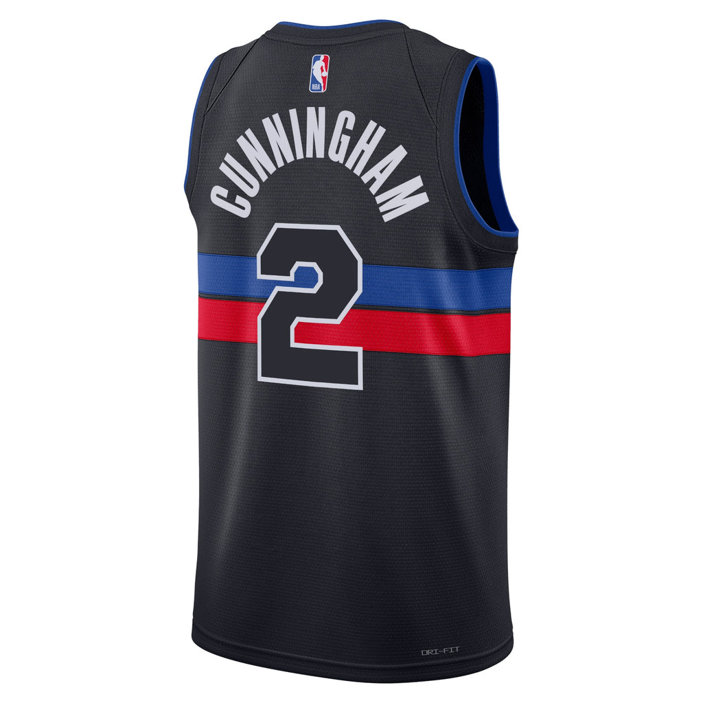 Detroit Pistons Jordan Statement Edition Swingman Jersey - Blue - Cade Cunningham - Unisex