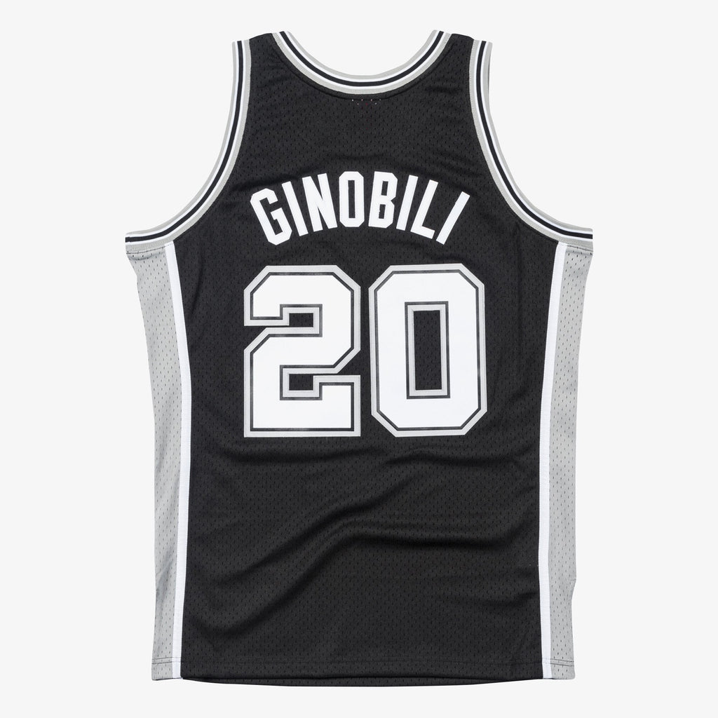 San Antonio Spurs Mitchell & Ness Swingman Jersey Manu Ginobili 2002-03