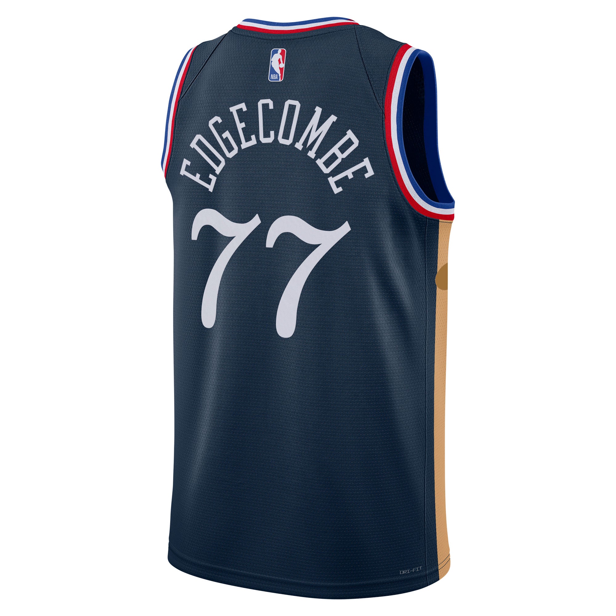 Philadelphia 76ers Nike 2025/26 City Edition Swingman Jersey - Navy - VJ Edgecombe - Unisex