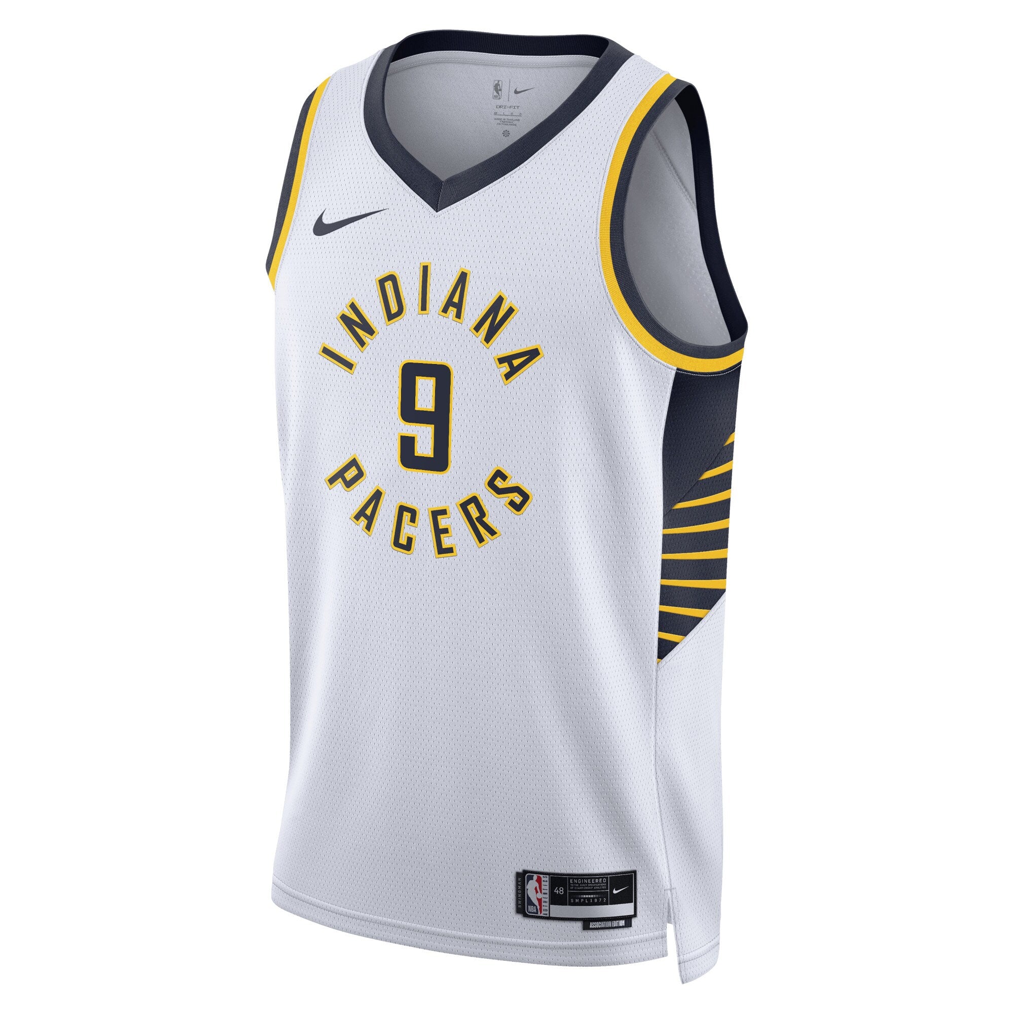 Indiana Pacers Nike Association Edition Swingman Jersey - White - T.J. McConnell - Unisex
