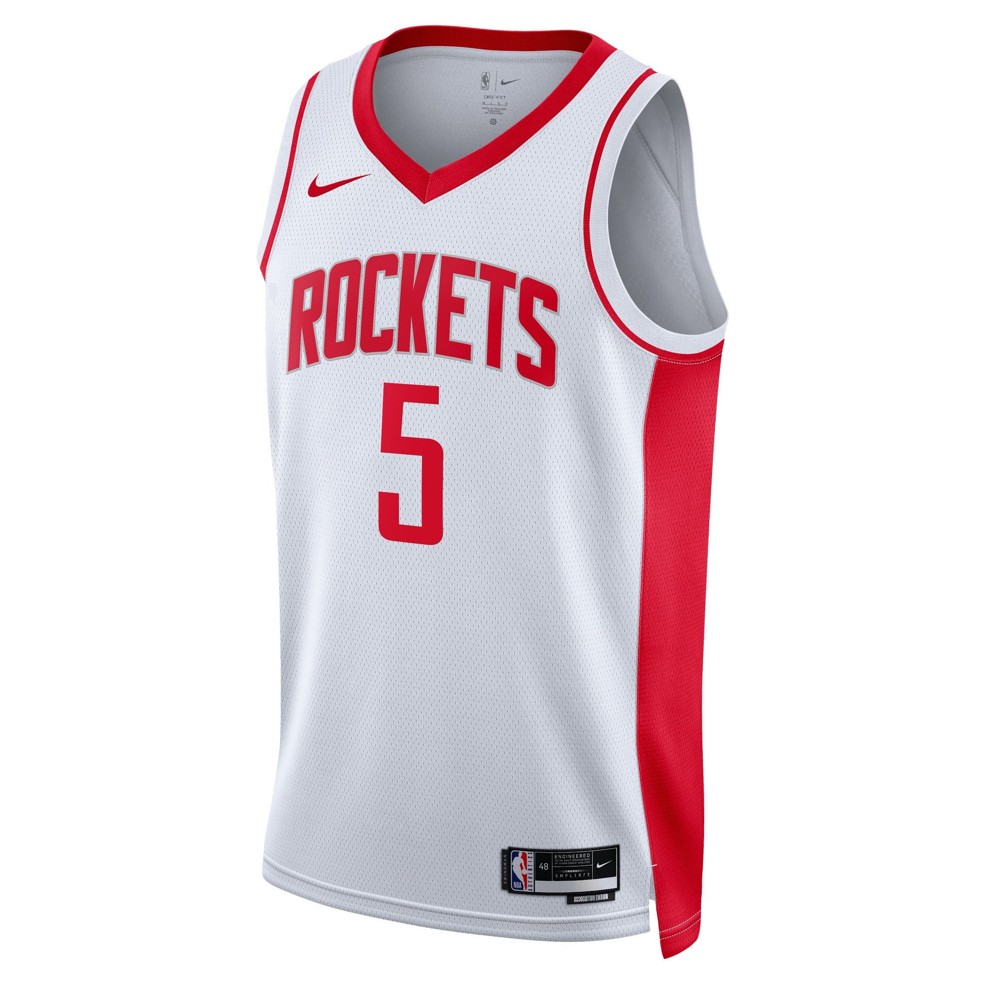 Houston Rockets Nike Association Edition Swingman Jersey - White - Fred VanVleet - Unisex
