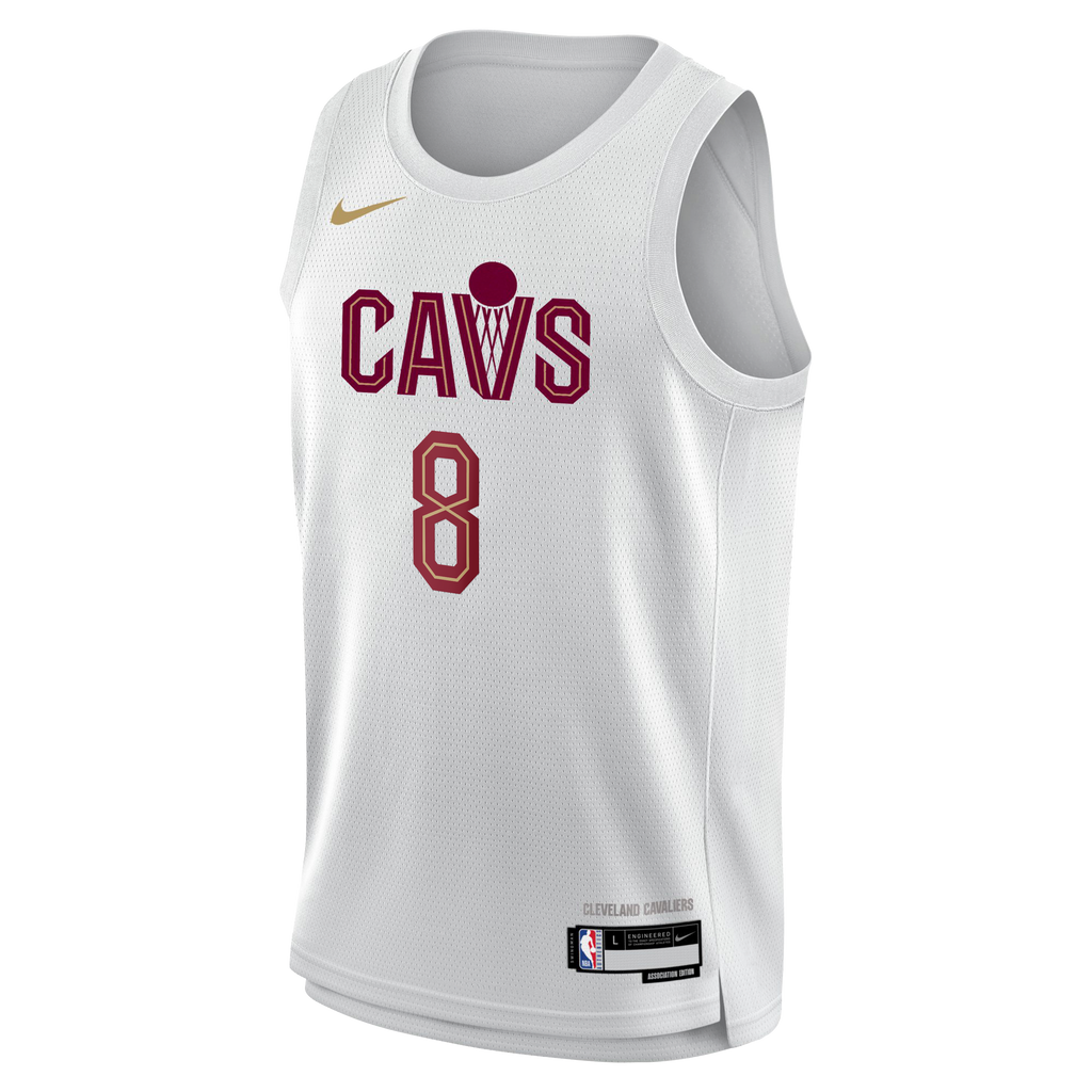 Cleveland Cavaliers Nike Association Edition Swingman Jersey - White - Dennis Schröder - Youth